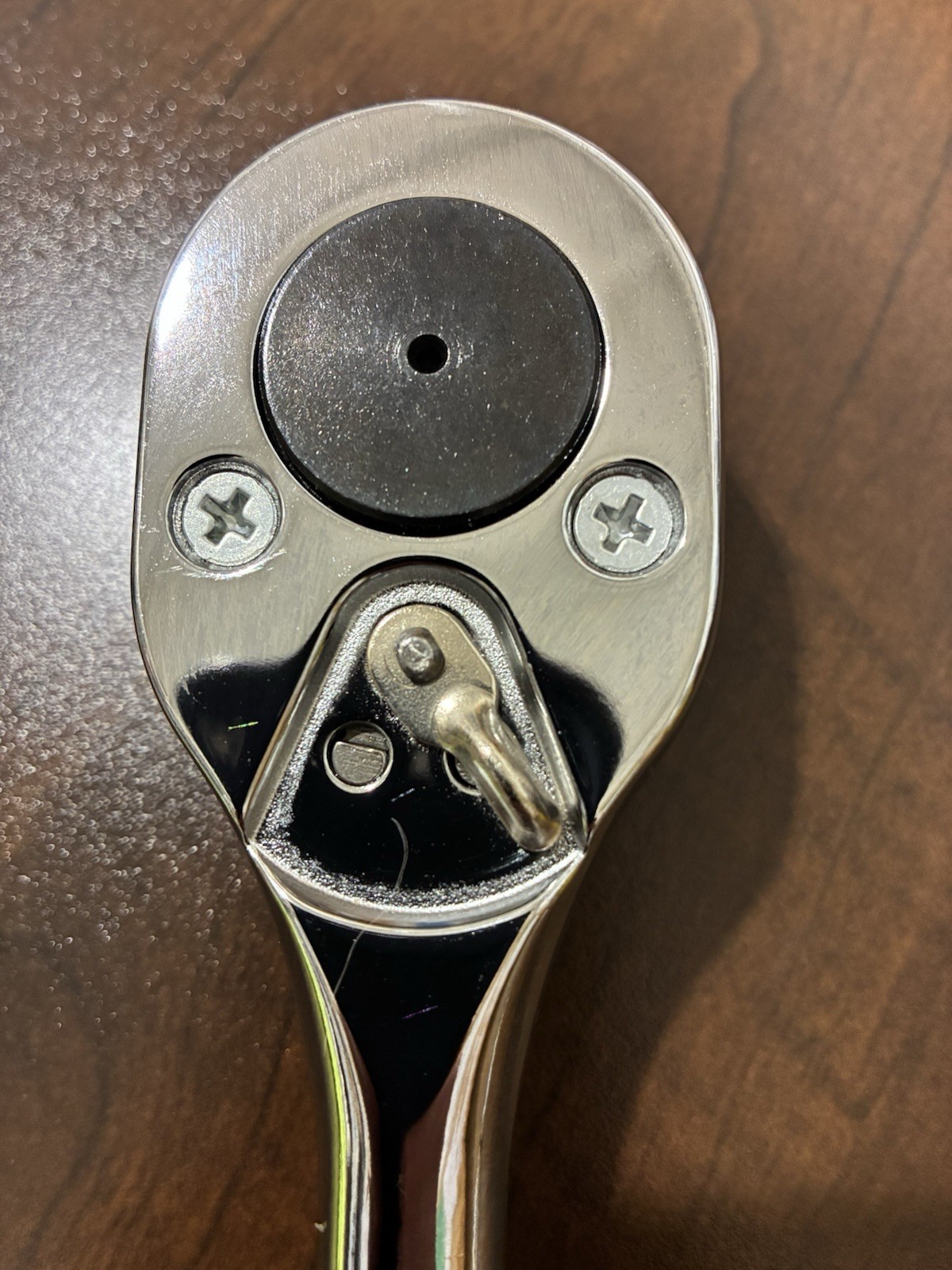 Proto Hand Ratchet Pear Reversible 10” 1/2 Drive Chrome