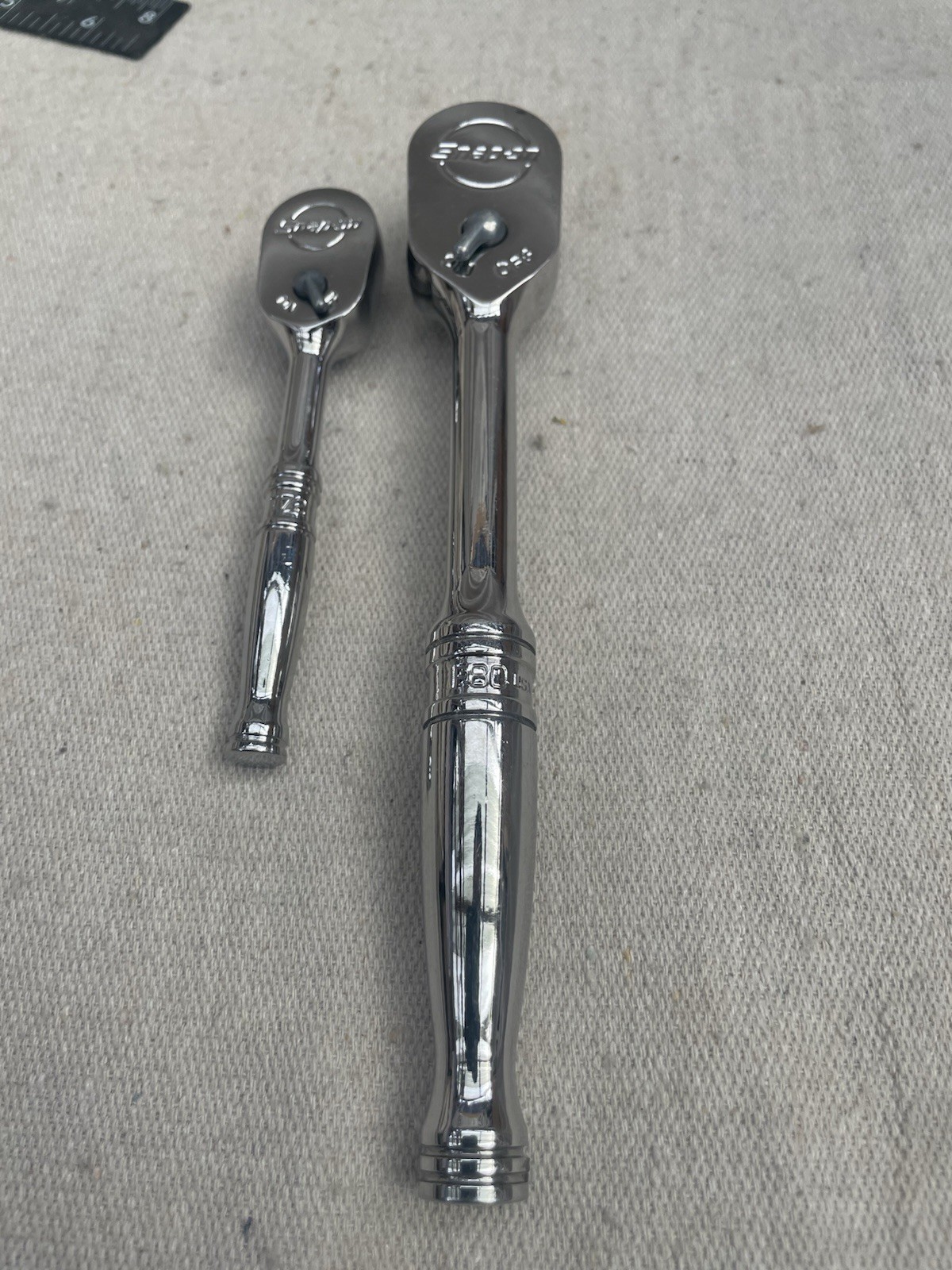 Snap On 3/8 – 1/4 Drive Ratchet Set 2 Piece F80 – T72 Made In USA