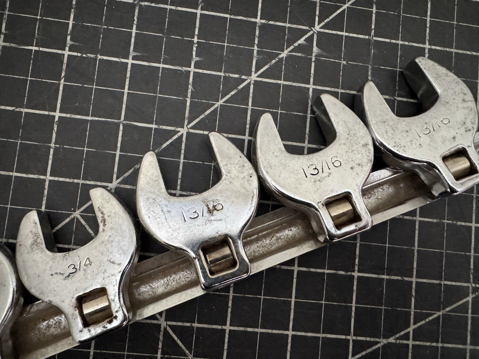 13pc Crowfoot Wrench Set – Mixed Brands – Includes EASCO – SAE Sizes