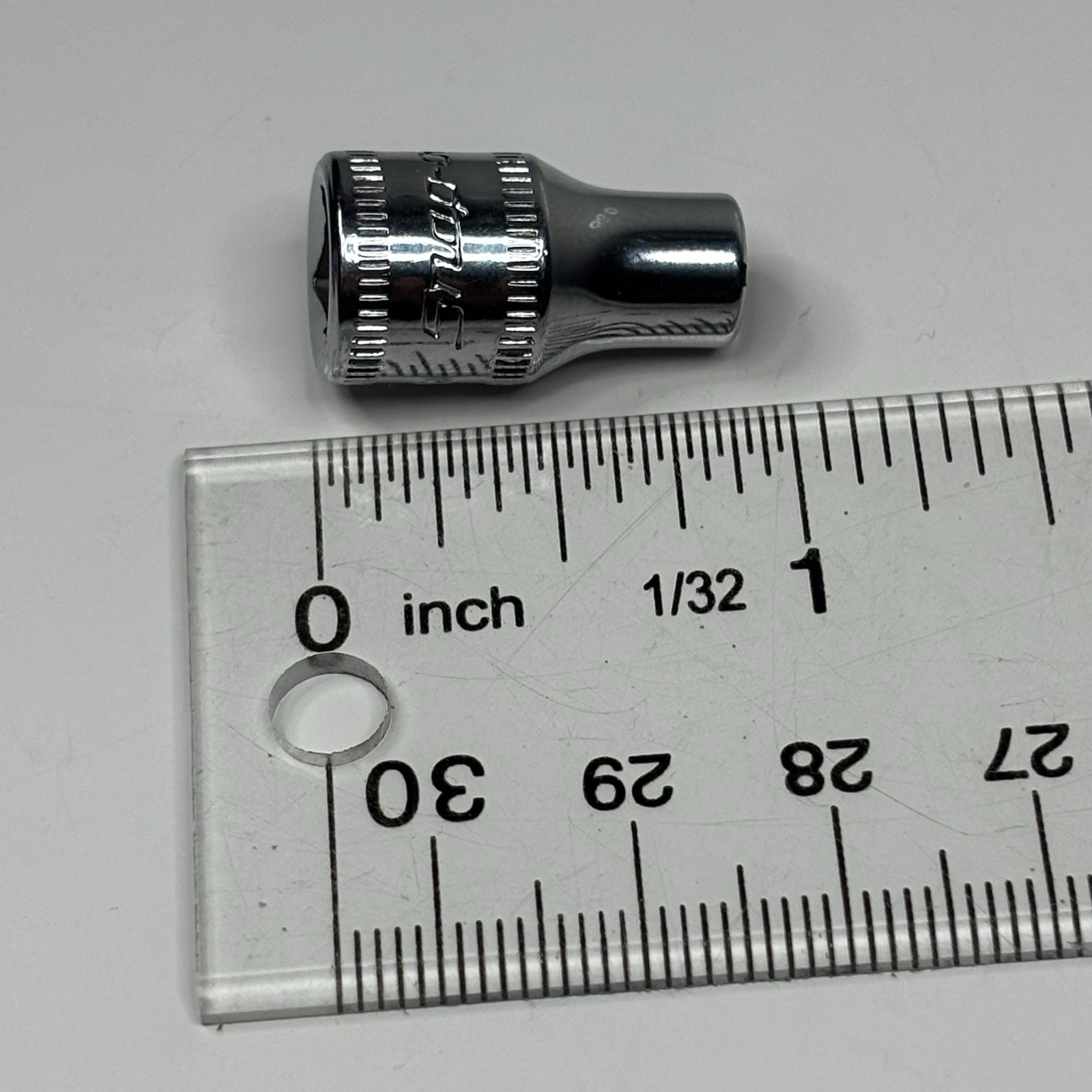 Snap On Tools TMM5.5 1/4 Dr 6Pt Metric 5.5mm Flank Dr Shallow Socket USA 2006