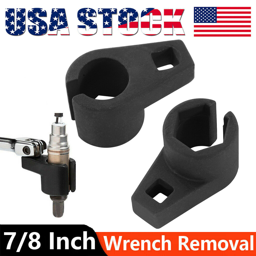Universal Offset Oxygen O2 Sensor Socket 7/8 Inch 22mm Hand Wrench Removal Tool