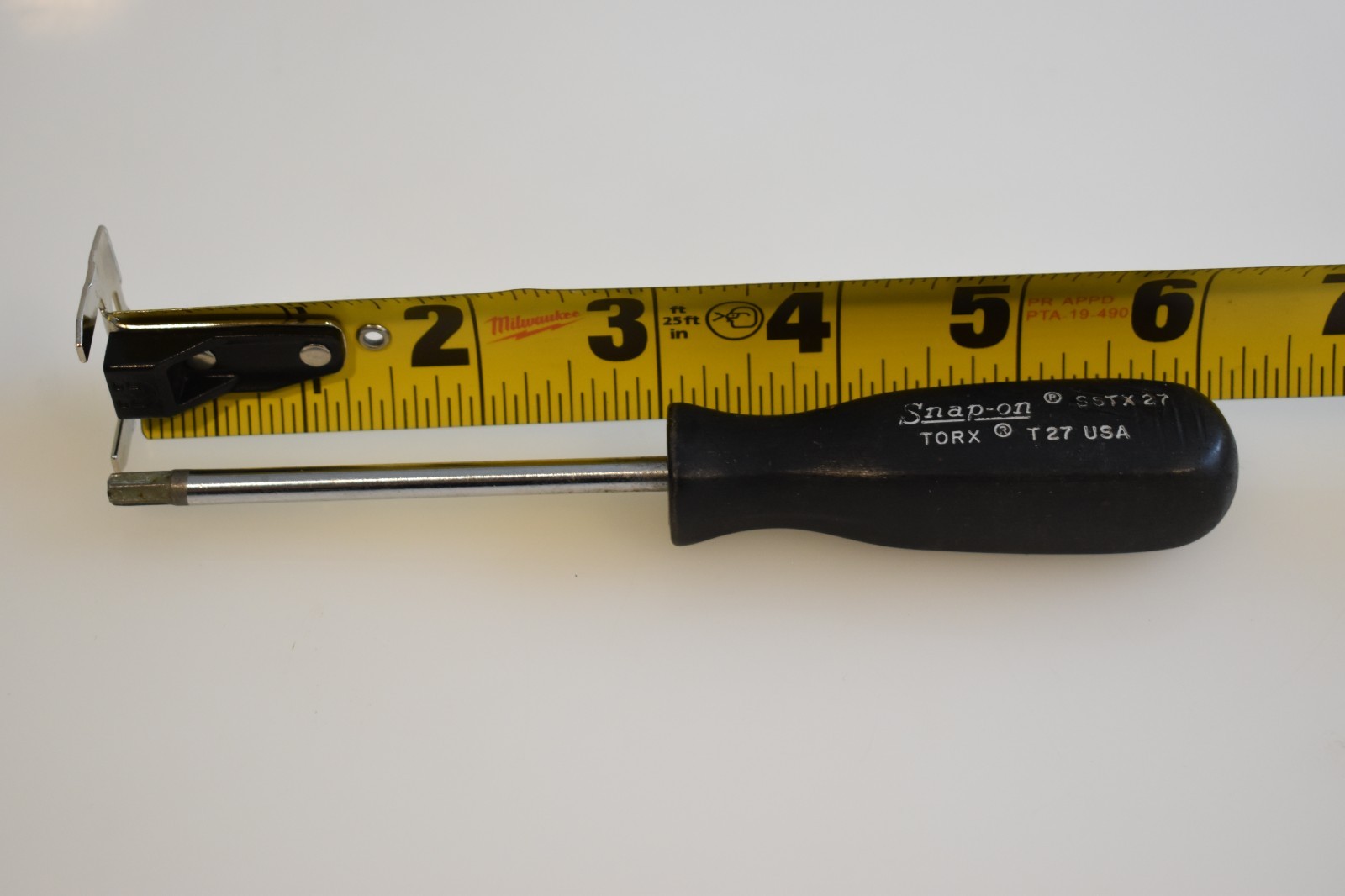 Snap-On Tools SSTX27 T27 TORX Screwdriver Standard Black Plastic Handle USA