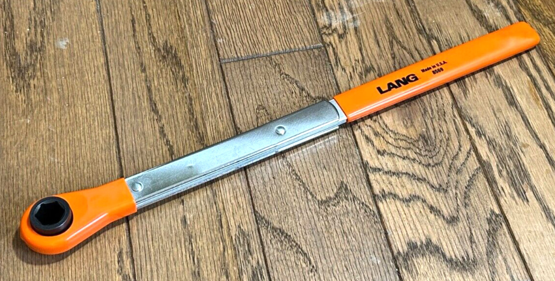 🇺🇸 Lang Tools 15″ EXTRA LONG 9/16″ Truck Slack Adjuster Ratcheting Wrench
