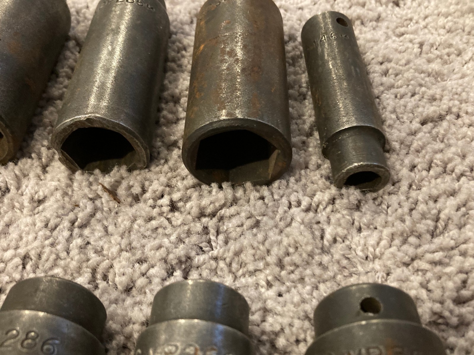Mac Tools 10 Pcs Sea Impact Socket Set 6-Point 1/2DR 1/8 Others