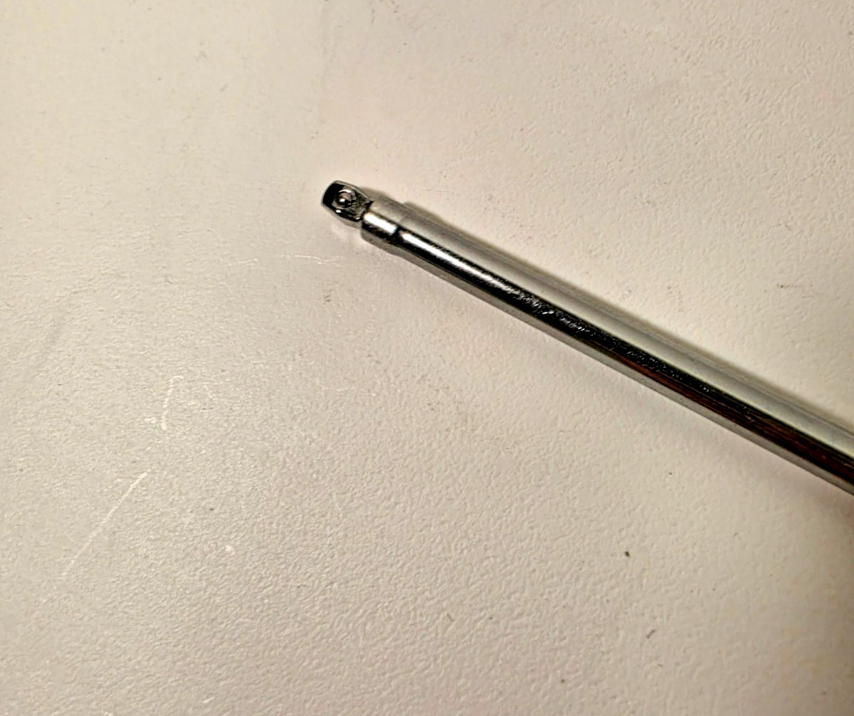 *NEW* Snap-on USA TMXK110 1/4″ drive 11″ Long Knurled Chrome Socket Extension