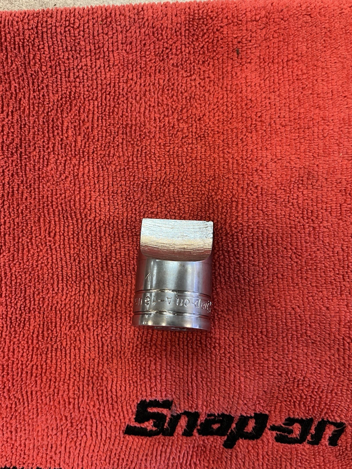 Snapon A-15 1/2 Drive 1-3/16″ Blade Width Vintage Chrome Drag Link Socket