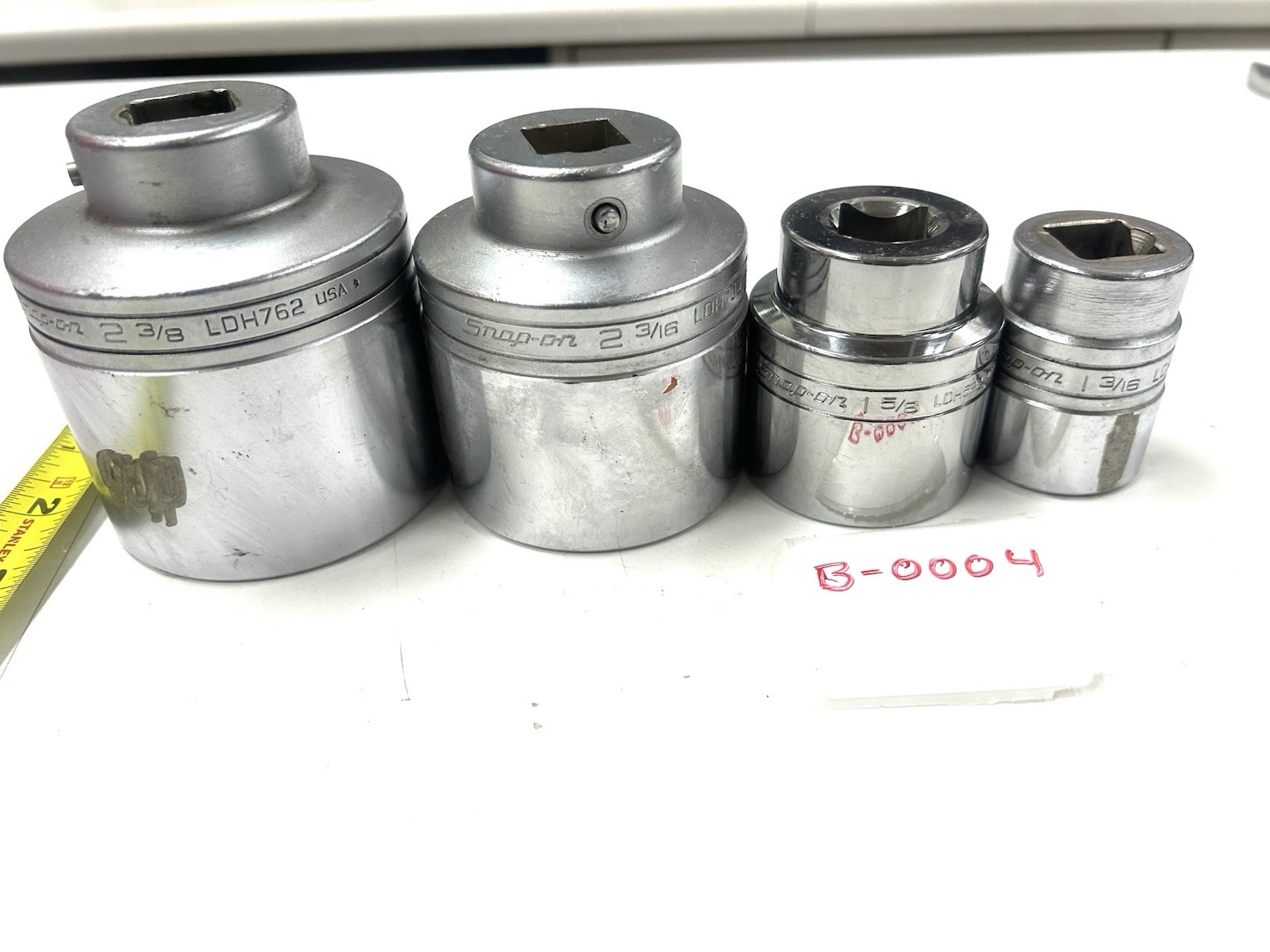 B-0004 Snap-on 3/4” D. S.Soc Lot LDH762 LDH702 LDH522 LDH422 USA 12-Point