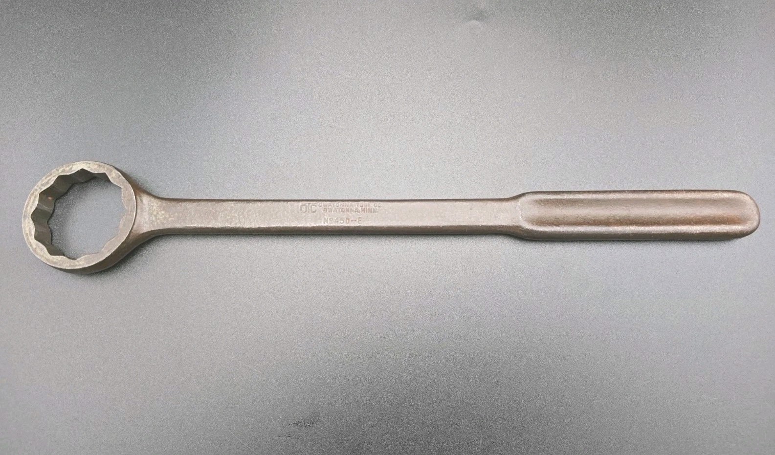 Vintage OTC Owatonna 450-E 1-1/2″ 12 Point Box End Wrench USA Heavy Tool 12.5 in