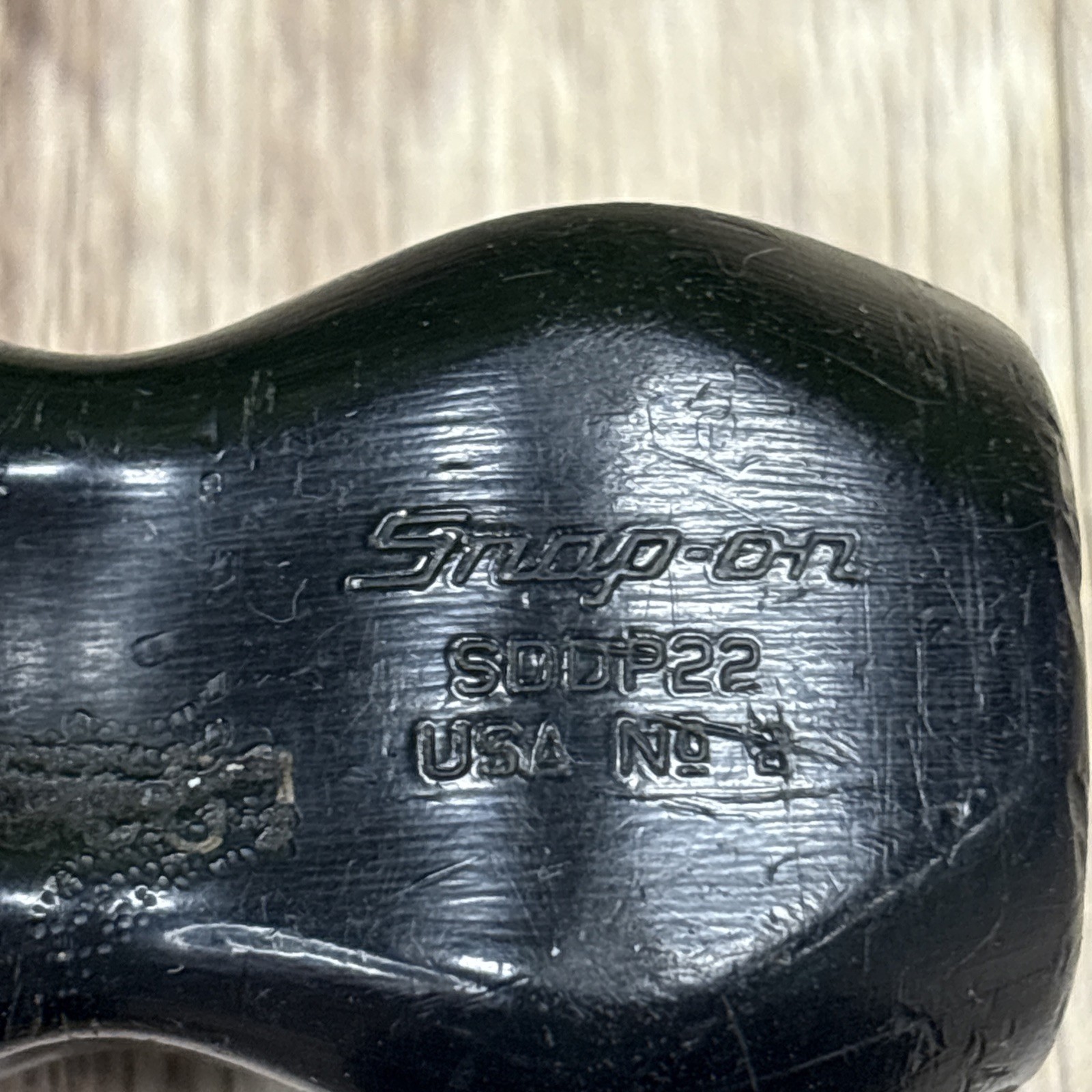 SNAP ON = TWO SHORT BLACK HANDLE SCREWDRIVER – PHILLIPS & FLAT – SSSD #2Y