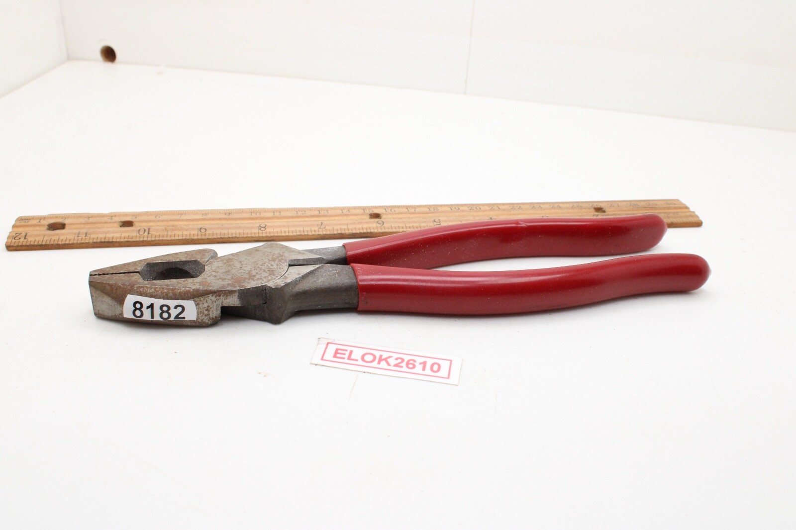 Proto Professional 269 Linesman’s Pliers High Leverage 9-1/4″ Red Handle USA