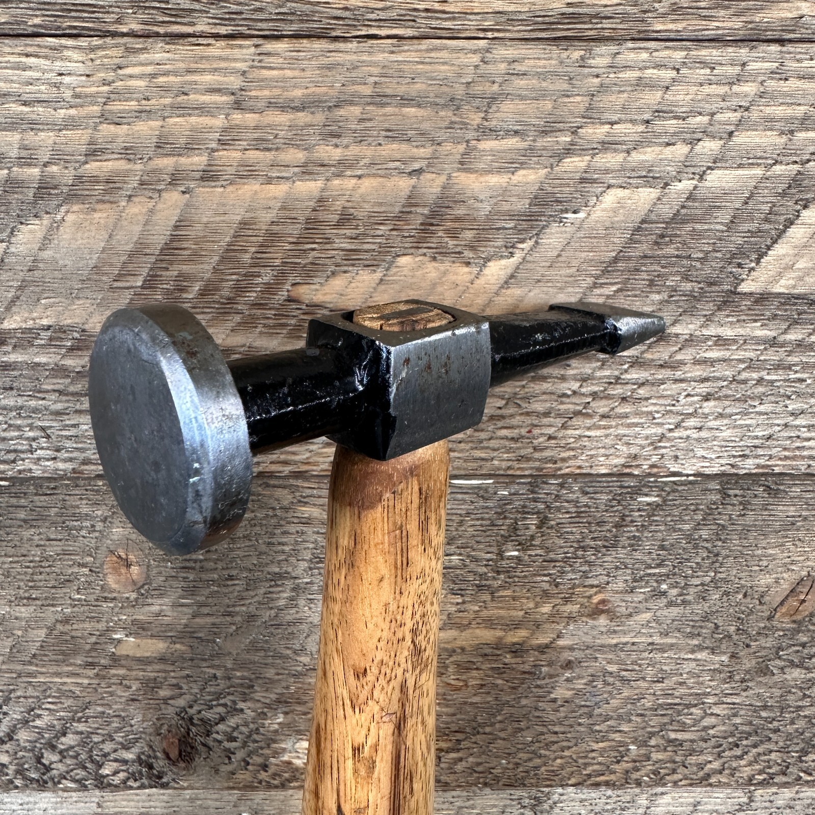 Vintage Auto Body Cross Peen Finishing Hammer 16 oz. Fire Brand