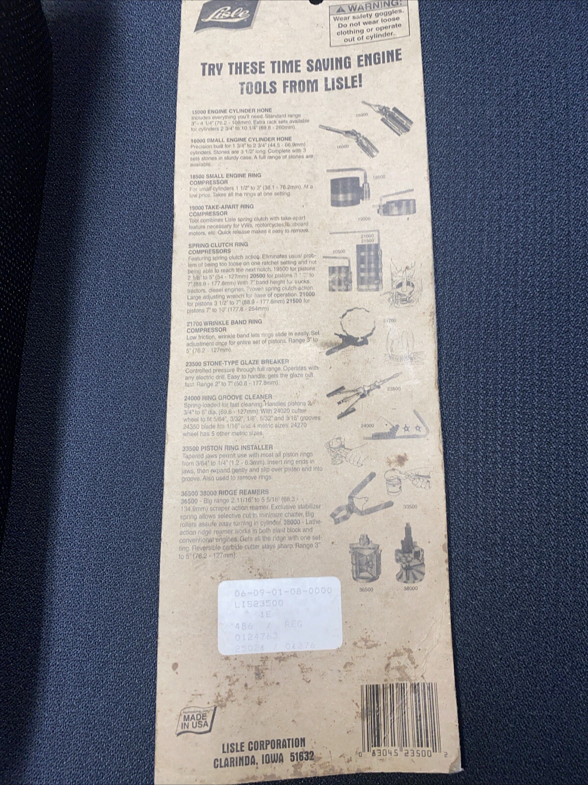 Lisle Tools, Stone-Type Glaze Breaker, Part #23500