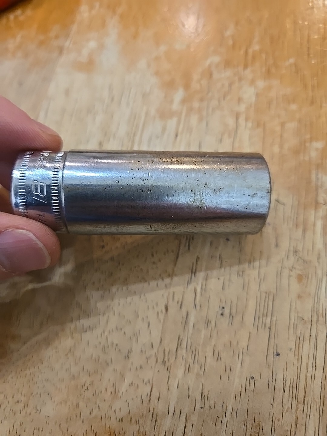 Snap On 3/8″ Drive 18MM 6PT Chrome Deep Socket SFSM18