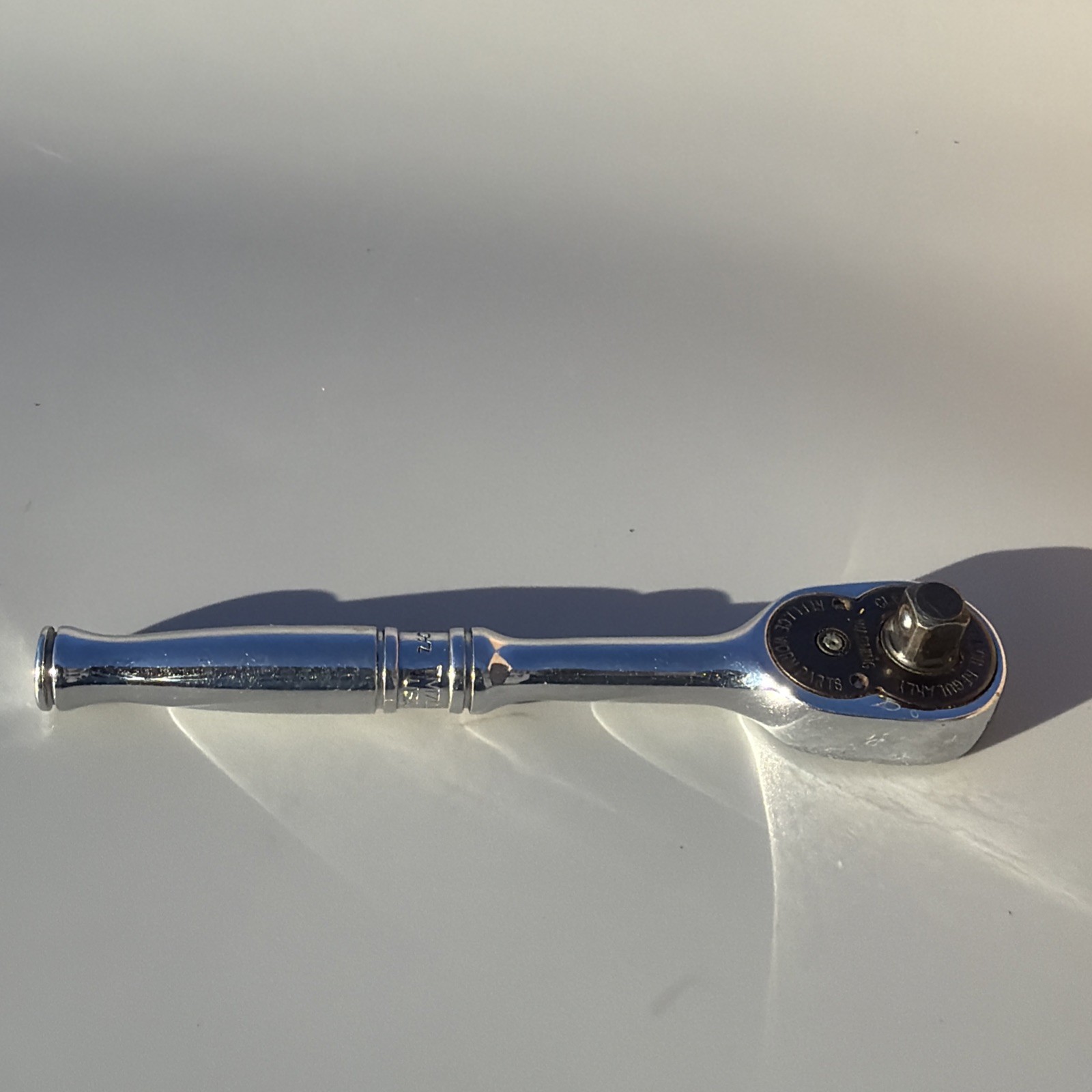 Snap On 1/4″ Ratchet TM70C Stubby 4.25 Inch Long