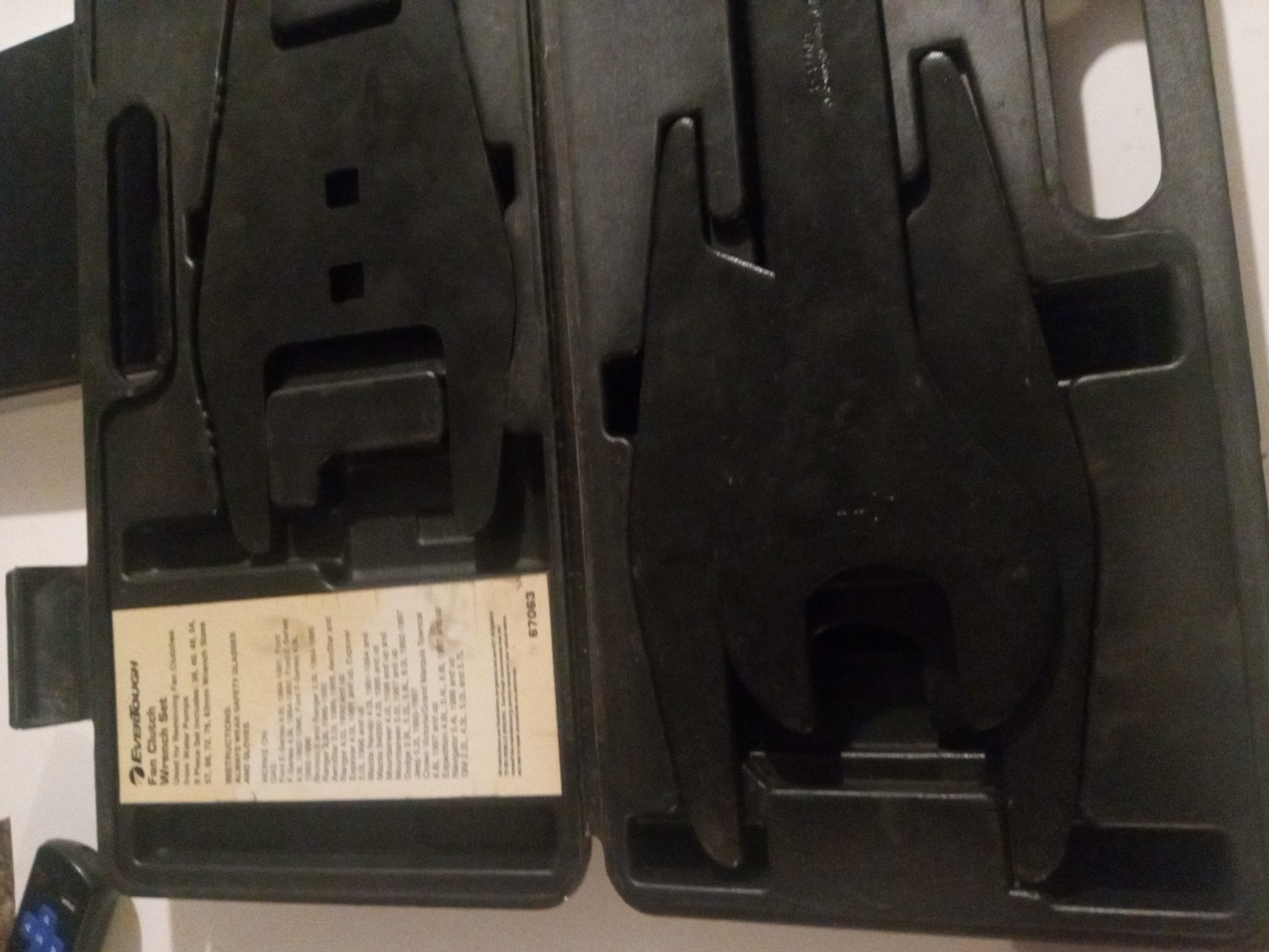 EverTough #67063 Fan Clutch Wrench Set With Case