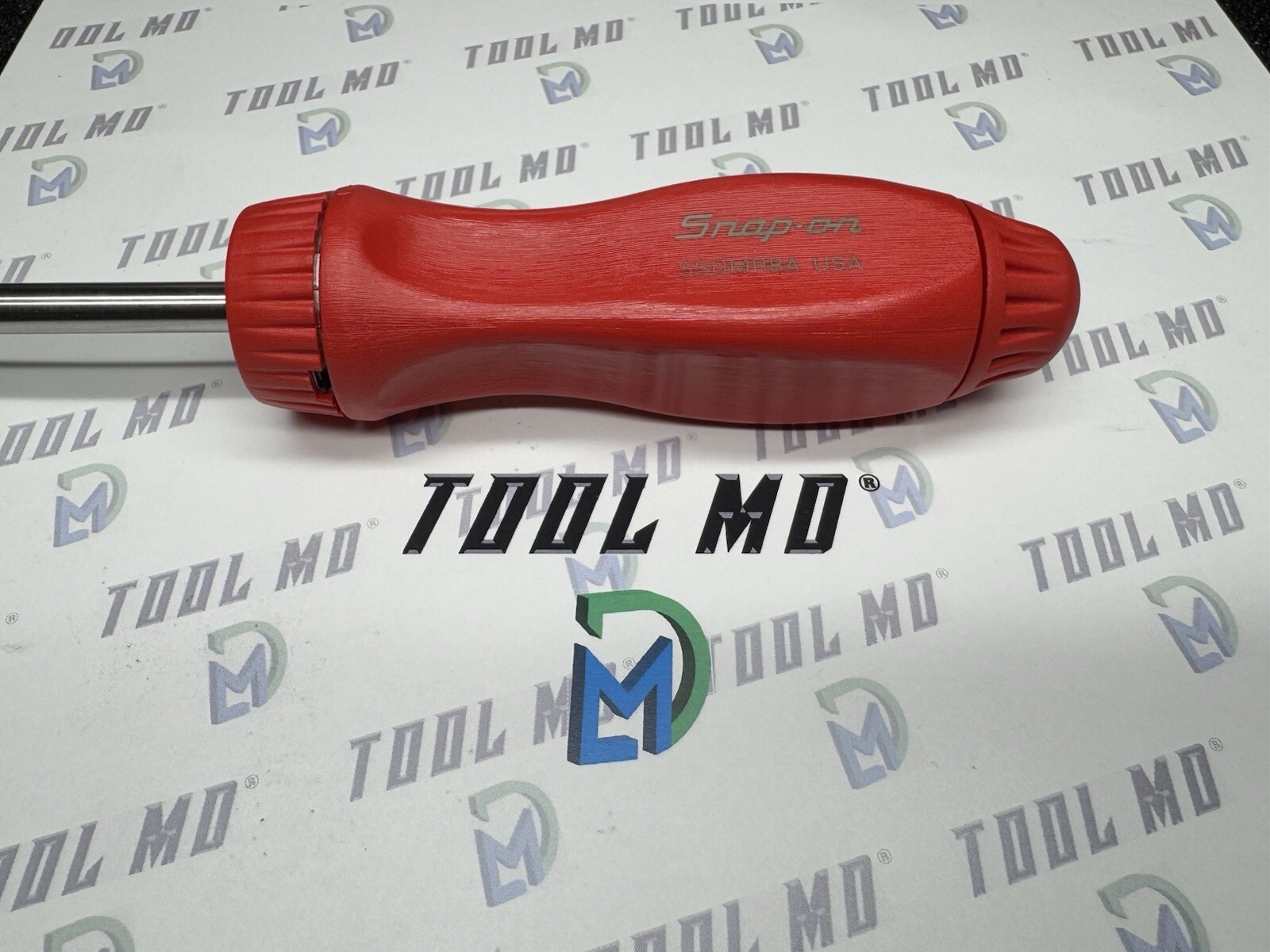 Snap-on Tools USA NEW RED Hard Grip 8″ Shaft Ratcheting Screwdriver SSDMR8AR