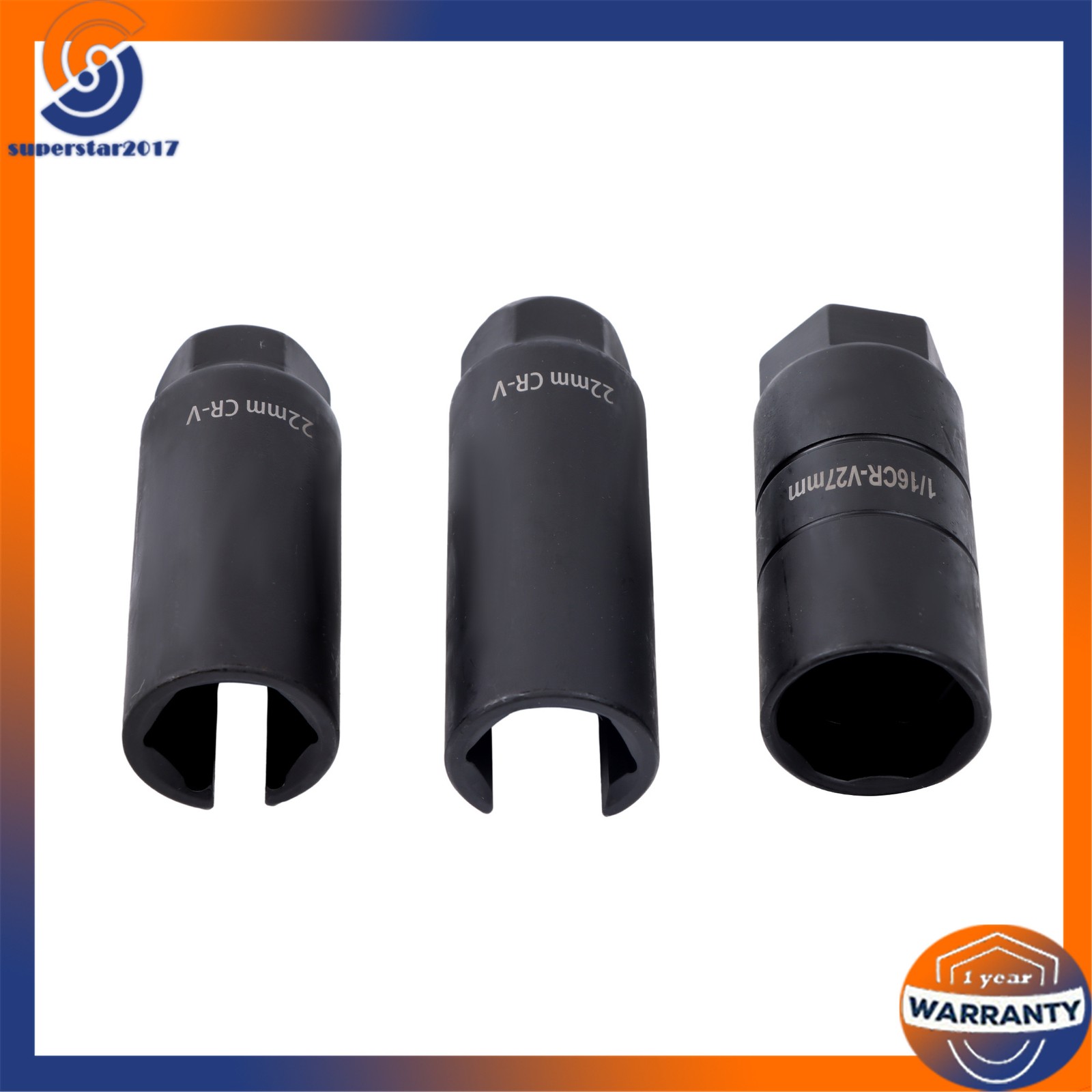 Oxygen Sensor & Oil Pressure Sending Unit Master Sensor Socket Tool Set 7Pcs