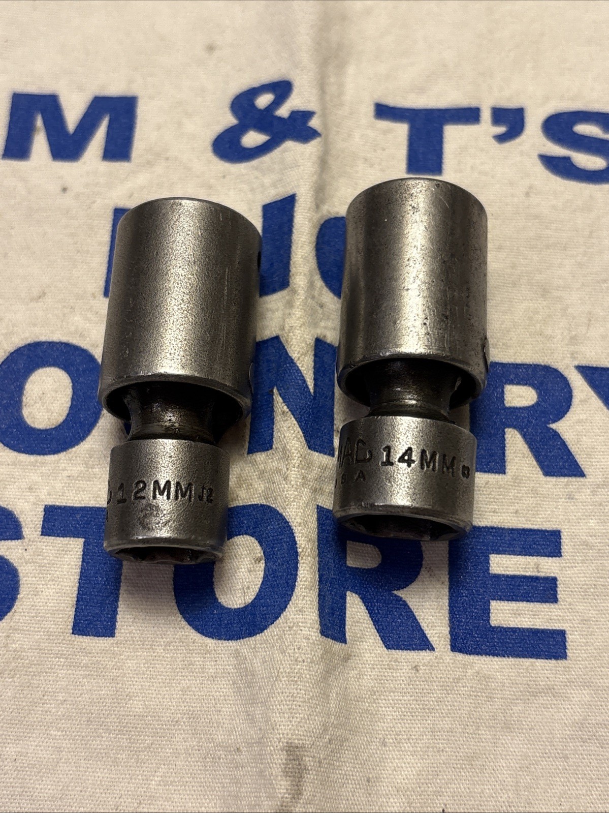 Mac Tools 3/8″ Drive 2pc 6pt Universal Swivel Sockets XUP6 12MM 14MM
