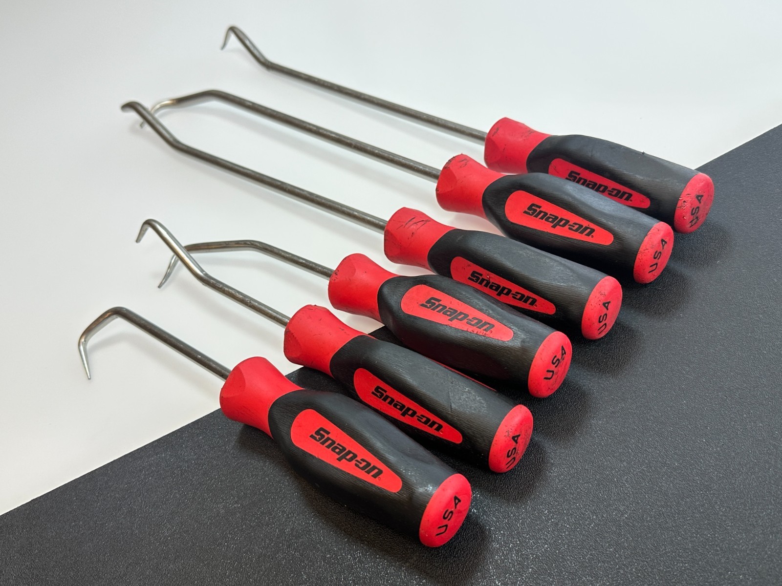 🇺🇸 Snap-on Tools USA RED Soft Soft Grip Radiator Hose Pick Set, 6pc SGRHT6BR
