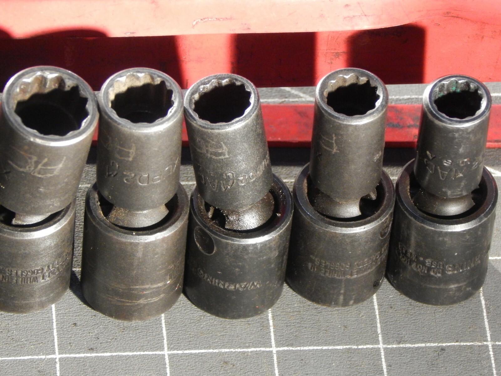 Mac 8Pc Metric 3/8″ Drive Deep Impact Swivel Universal Socket Set 10MM 19MM 12Pt