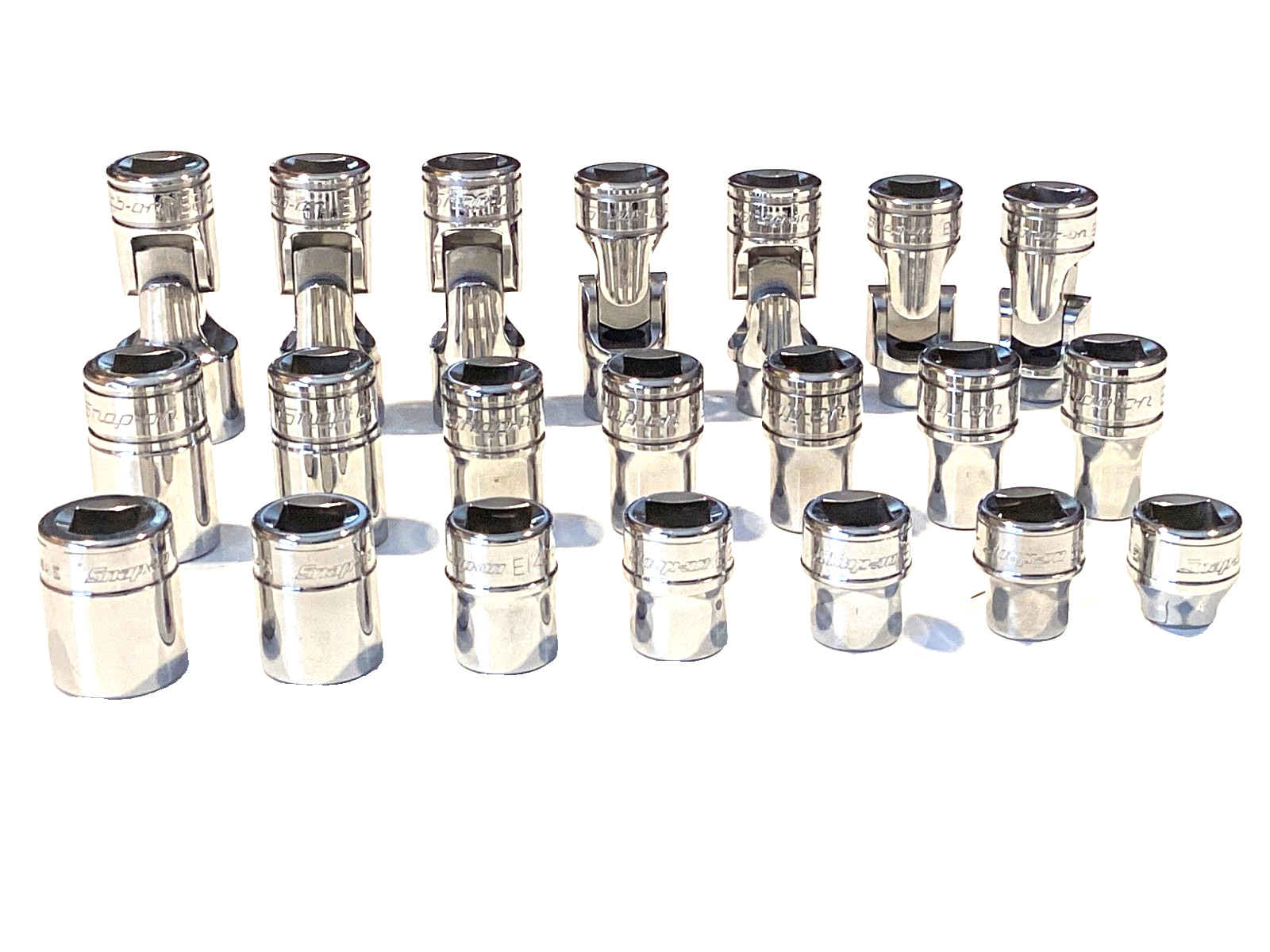 Snap On USA NEW 21 Piece 3/8” Drive Inverted Torx Master Socket Set Pro Fit Foam