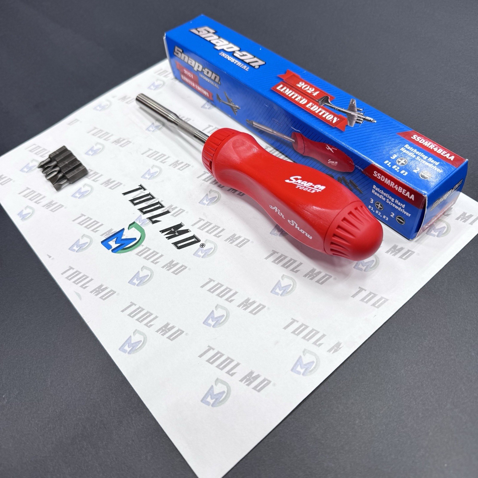 Snap-on Tools USA RARE LIMITED 2024 AIR SHOW Ratcheting Screwdriver SSDMR4BEAA