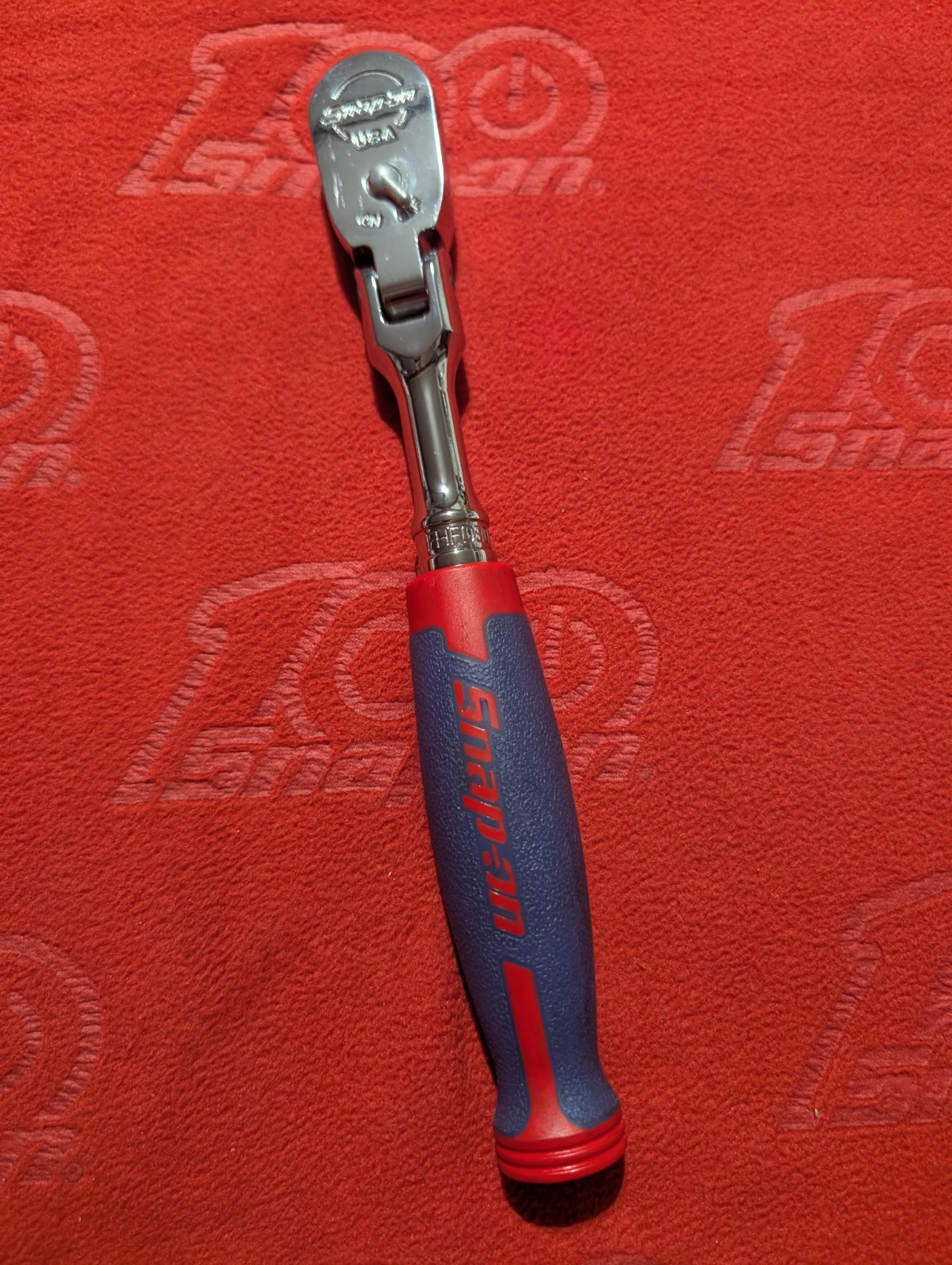 Snap-on BRAND NEW ANNIVERSARY 3/8″ Hard Grip Flex Head Ratchet FHFD80A