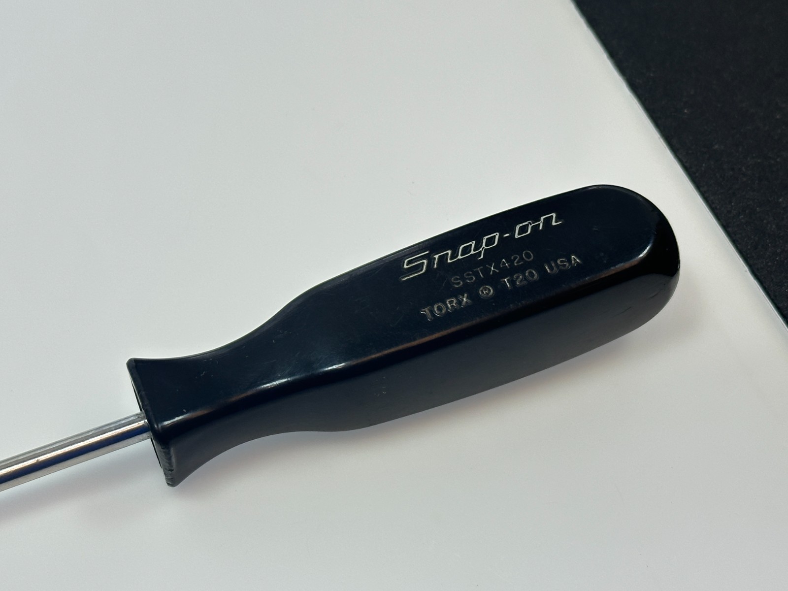 🇺🇸 Snap-on Tools USA SSTX420 T20 Torx Screwdriver, Classic Black Hard Handle