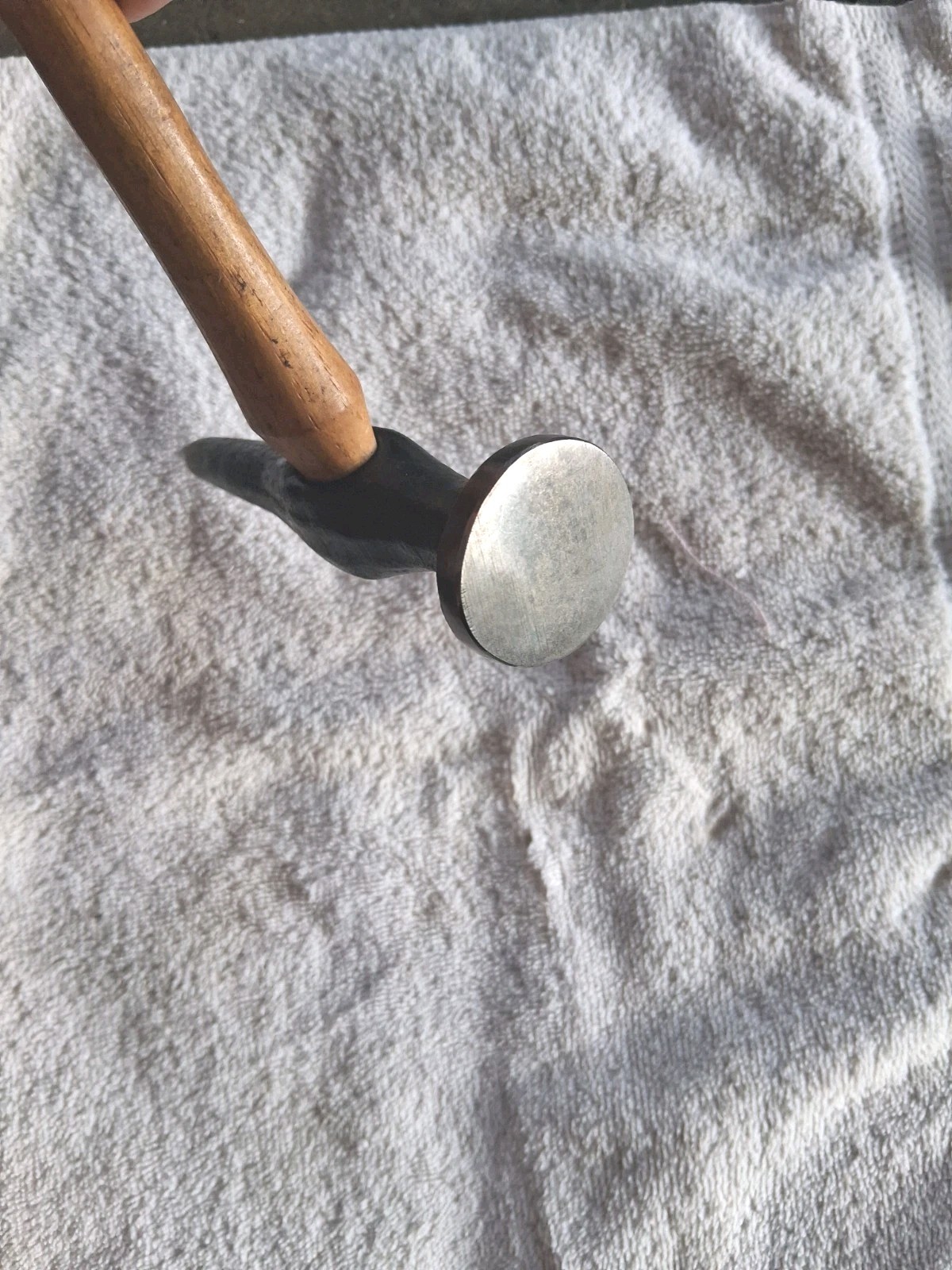 Vintage Stream Line Tools #112 Auto Body Hammer USA Drop Forged Original Handle
