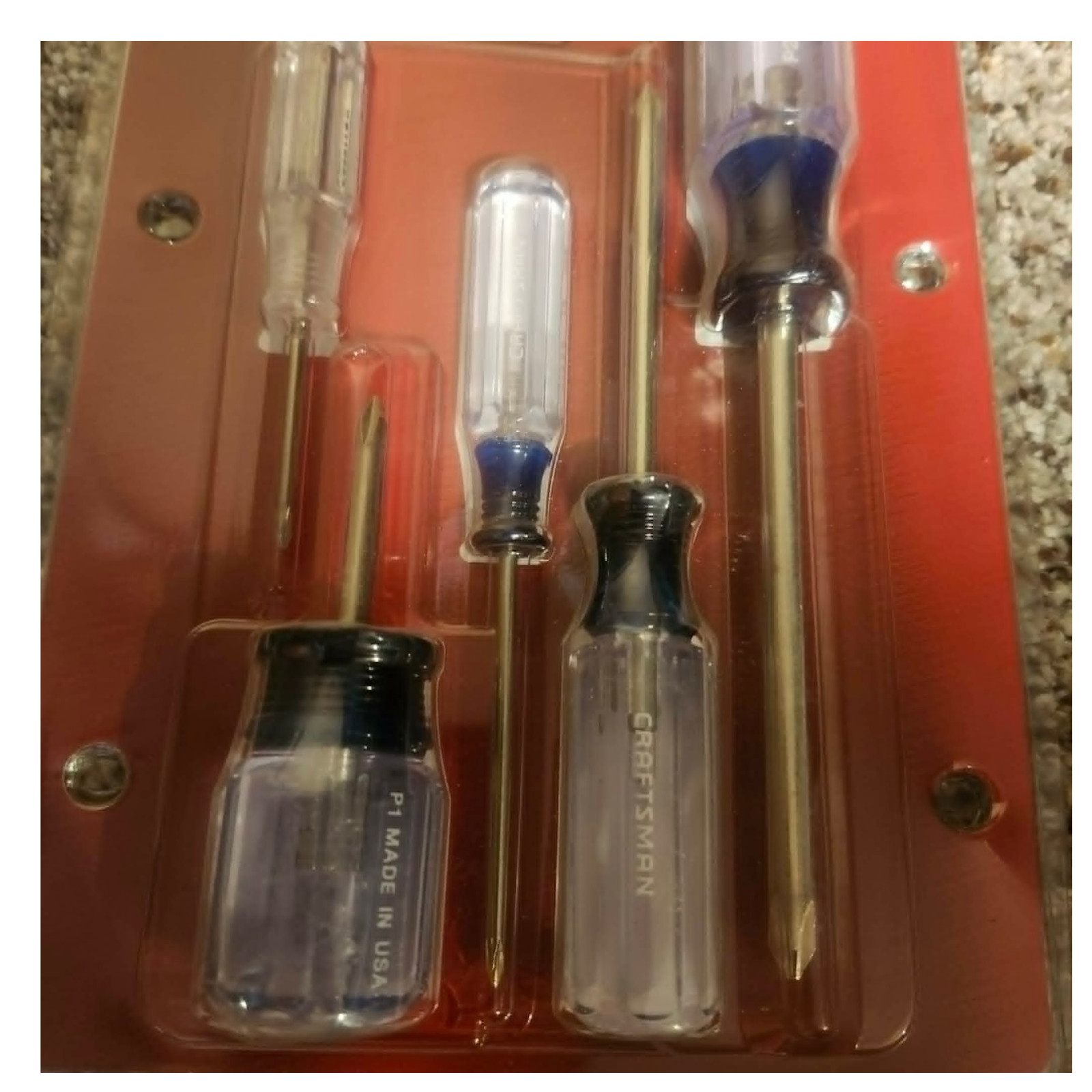 CRAFTSMAN USA Made WF Code 5 Piece Phillips Screwdriver Set 47139 – Sealed NOS