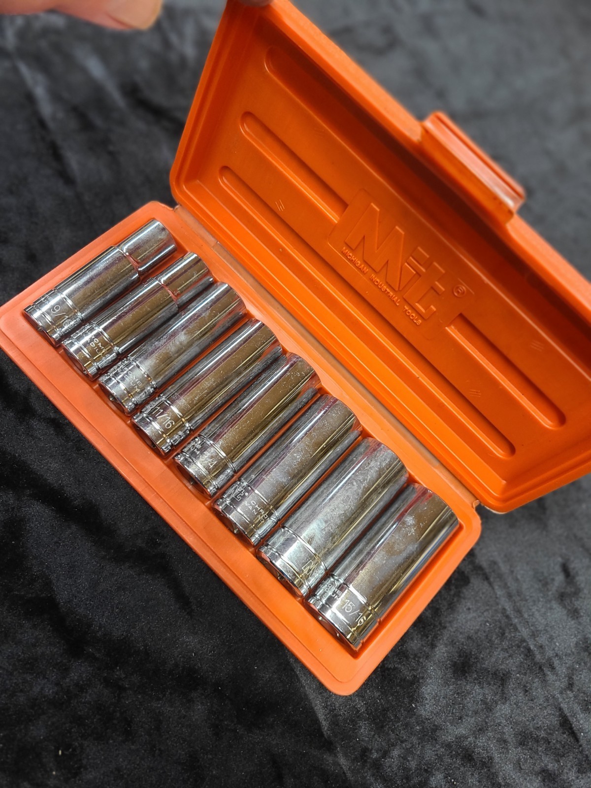 Michigan Industrial Tools ~MIT ~ 6 Point ~ Deep Scoket ~1/2 DRIVE ~ 9/16 – 15/16