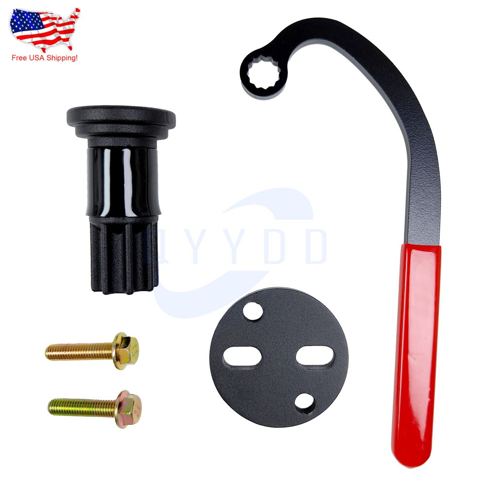 FOR DODGE CUMMINS ENGINE BARRING TOOL INJECTION PUMP GEAR PULLER LOCK NUT WRENCH
