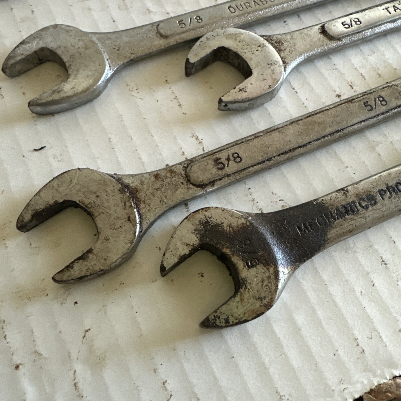 24 combination wrenches standard OPEN / BOXED ends DOUBLES Tatools Durabuilt vgc