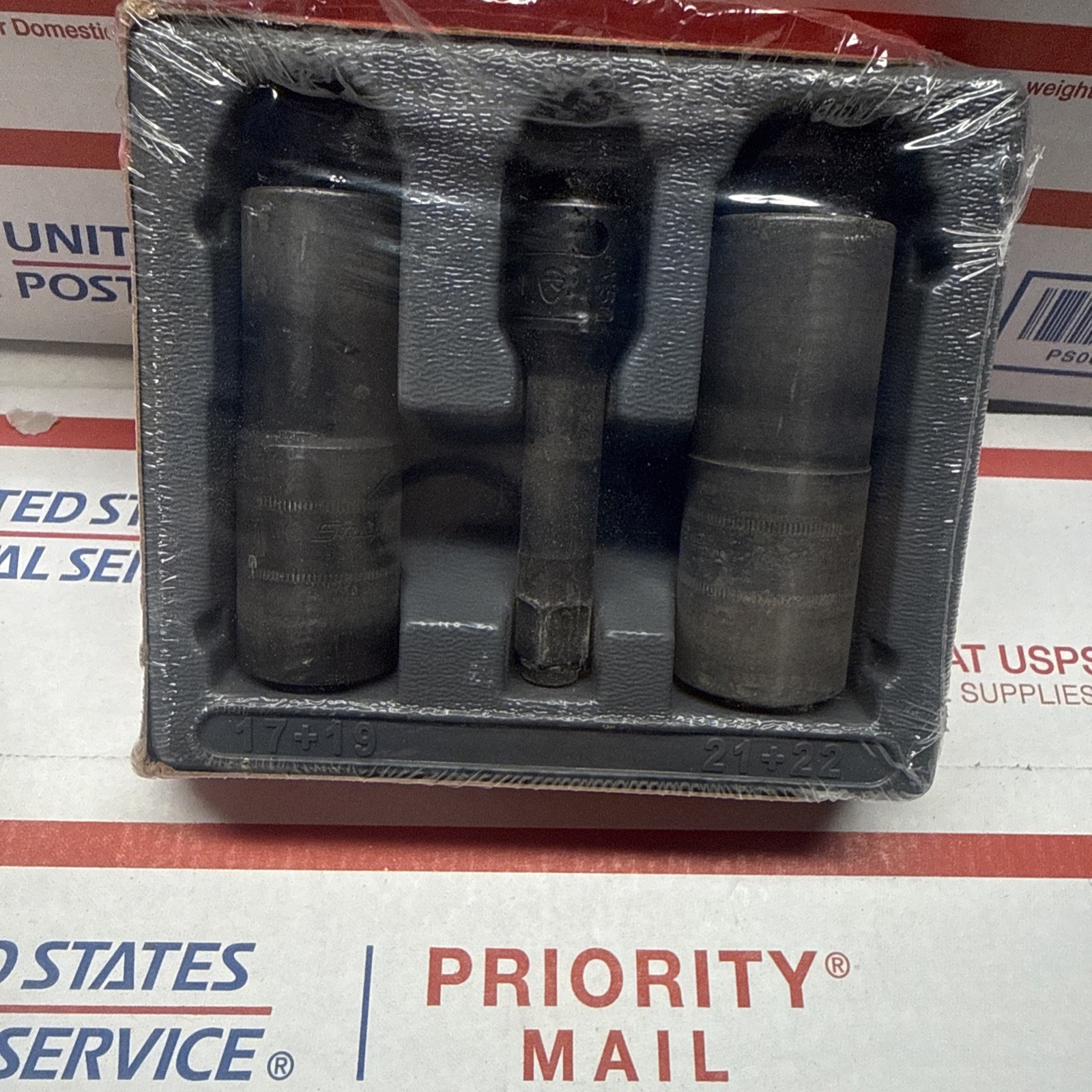 SNAP ON TOOLS 3/8″ drive 203FLSM 17 19 21 22 Flip LUG NUT Socket SET IMX31 Ext+