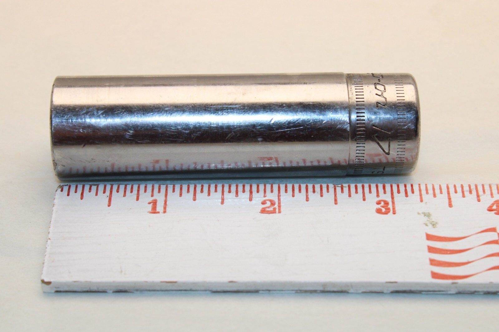 Snap On 1/2″ Drive 6-Point Metric 17mm Flank Drive Deep Socket TSM17