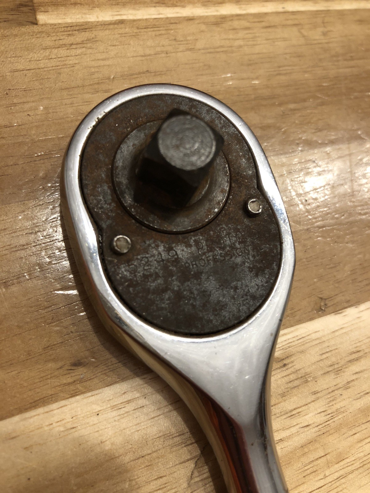 Vintage Proto 5249 Professional 3/8″ Drive Pear Head Ratchet 7″ Made in USA