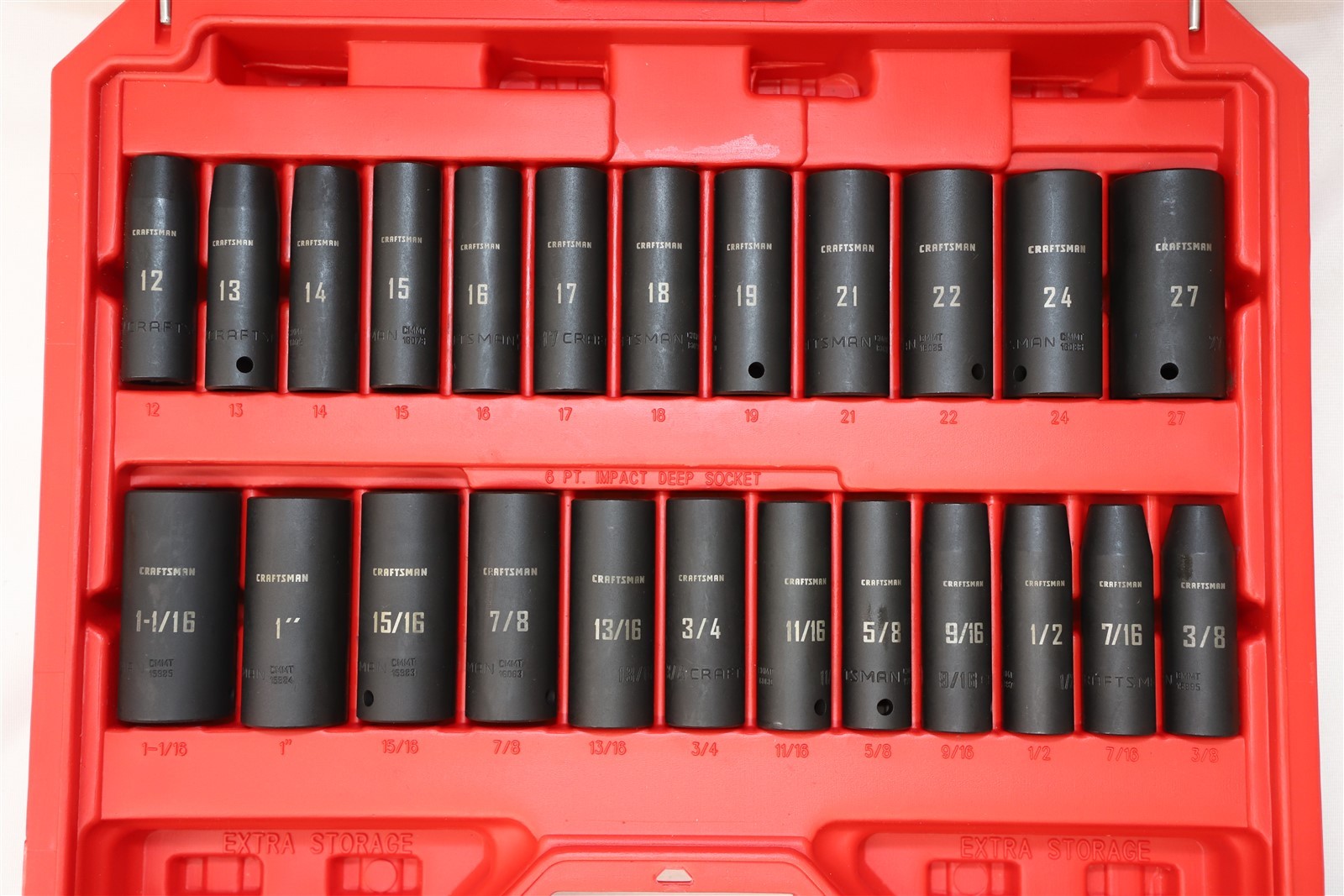 CRAFTSMAN 48-Piece 1/2-inch Drive 6-Point Impact Socket Set – CMMT16548