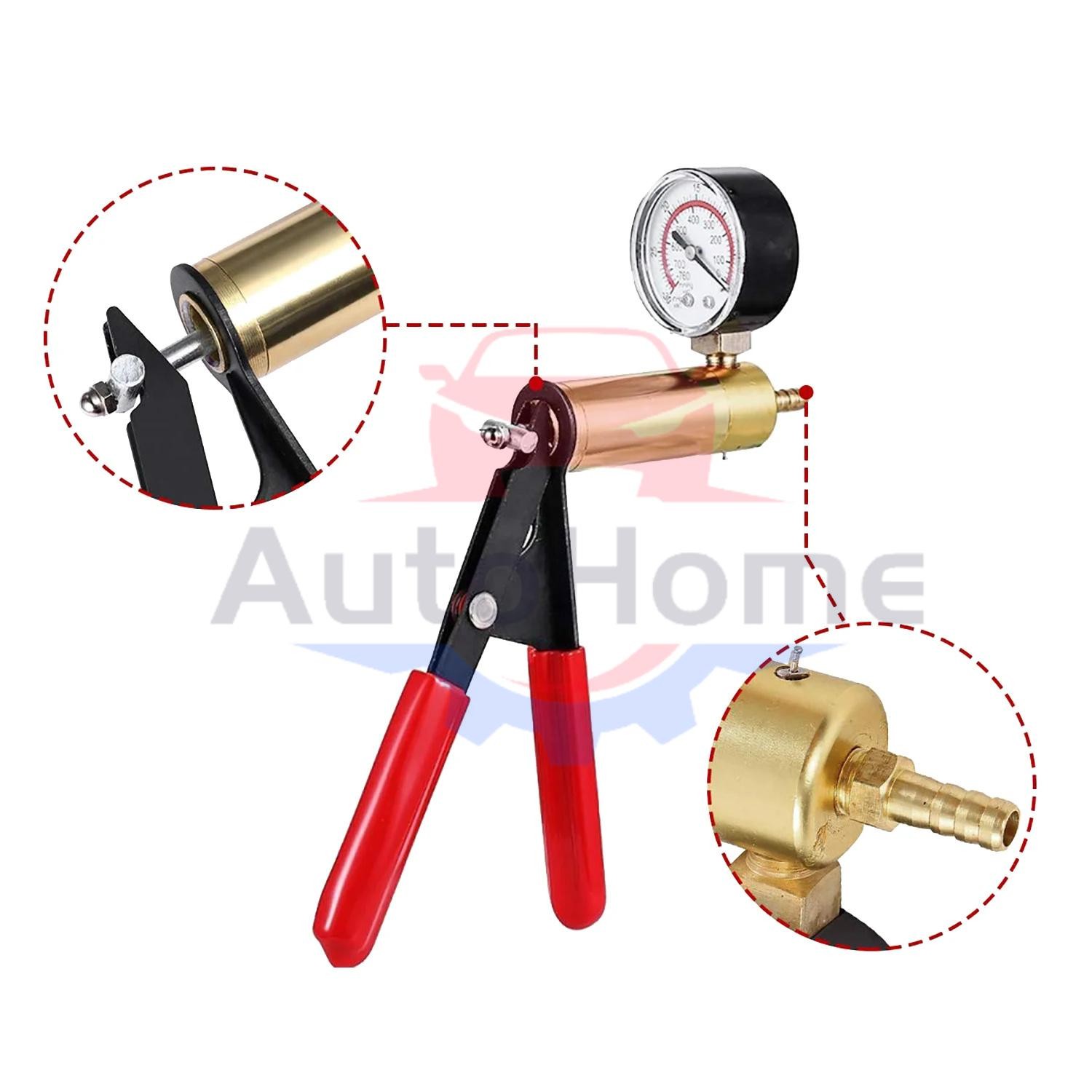 Hand Held Vacuum Pressure Pump Tester Set Brake Fluid Bleeder Bleeding Kit +Box