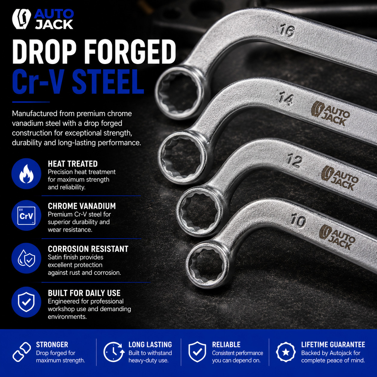 S Spanner Set Obstruction Rings Metric 10 11 12 13 14 15 16 17 18 19mm Autojack