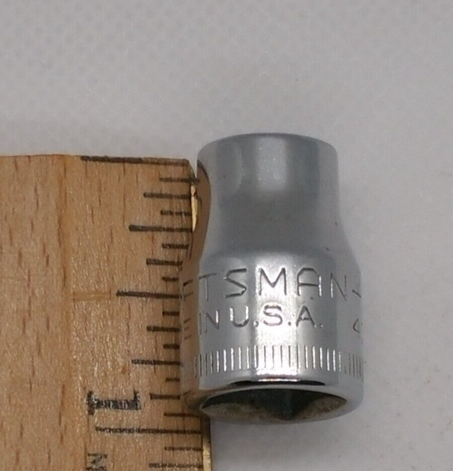 Vintage Craftsman 3/8″ Drive 9MM 6 Point Shallow Socket Metric V 43541 USA NOS
