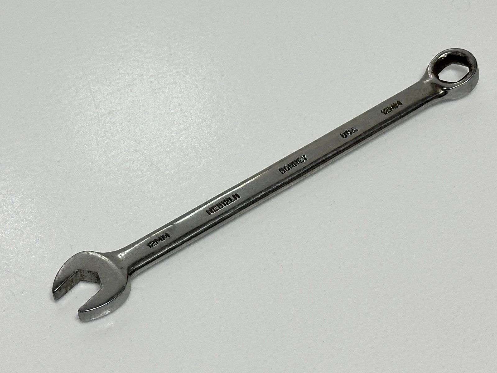 Bonney Tools USA MEB12LH Metric 12mm Combination Wrench, 6 Point