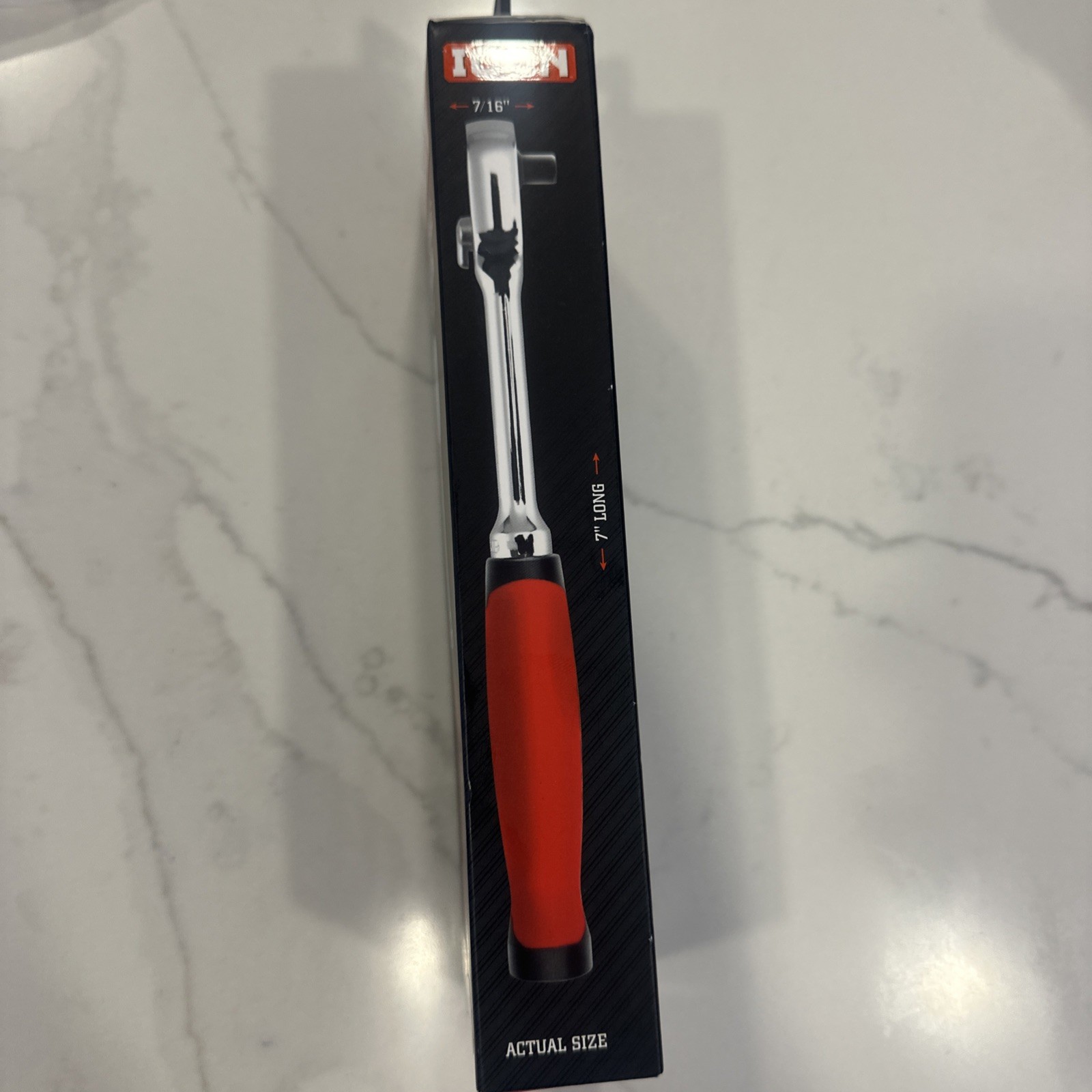 ICON 3/8 In. Drive Professional Low-profile 90-Tooth Ratchet Comfort Grip