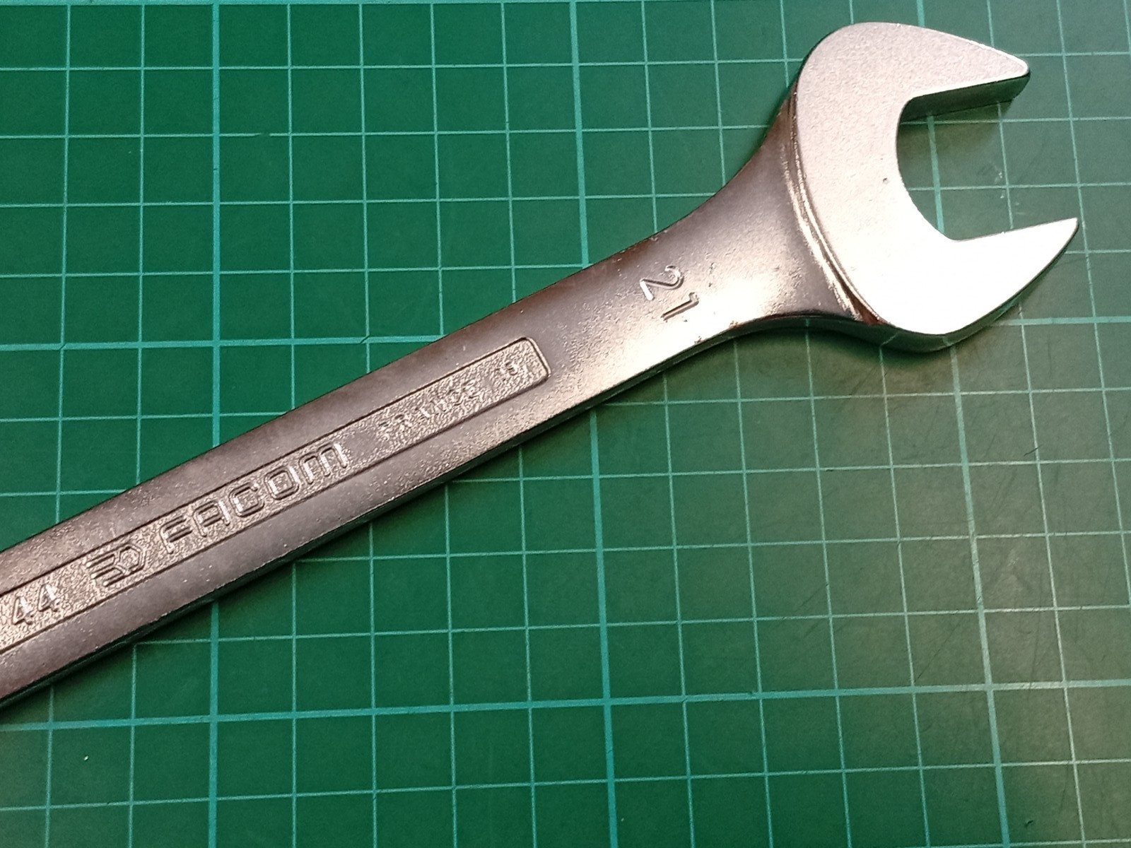 Facom No44, 21mm x 23mm, Open Ended Spanner, Made In France