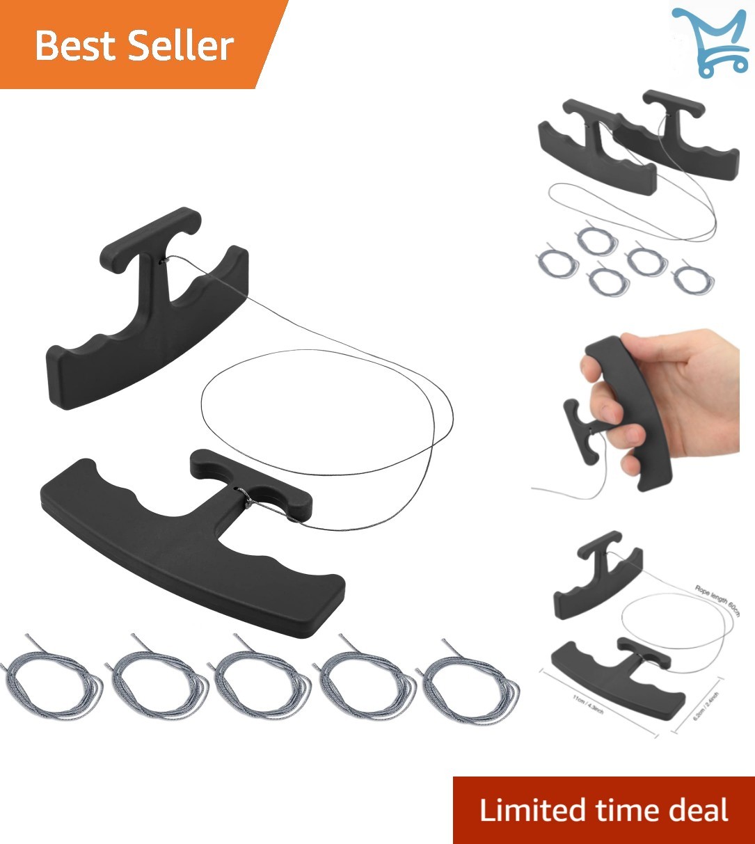 Emblem Removal Kit Car Badge Remover Tools with Spare Cord for Vehicle Logos