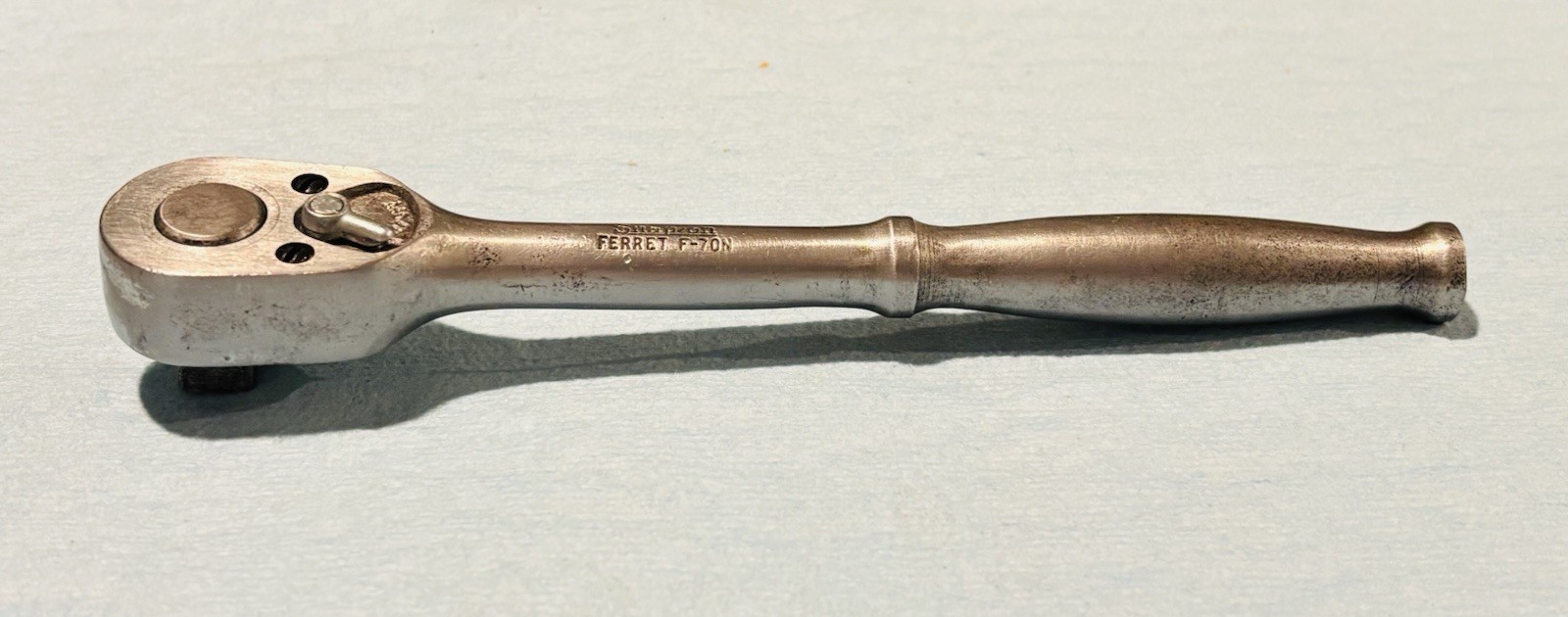 Snap-On Vintage Ferret F-70N 3/8″ Dr. Ratchet Made In the USA