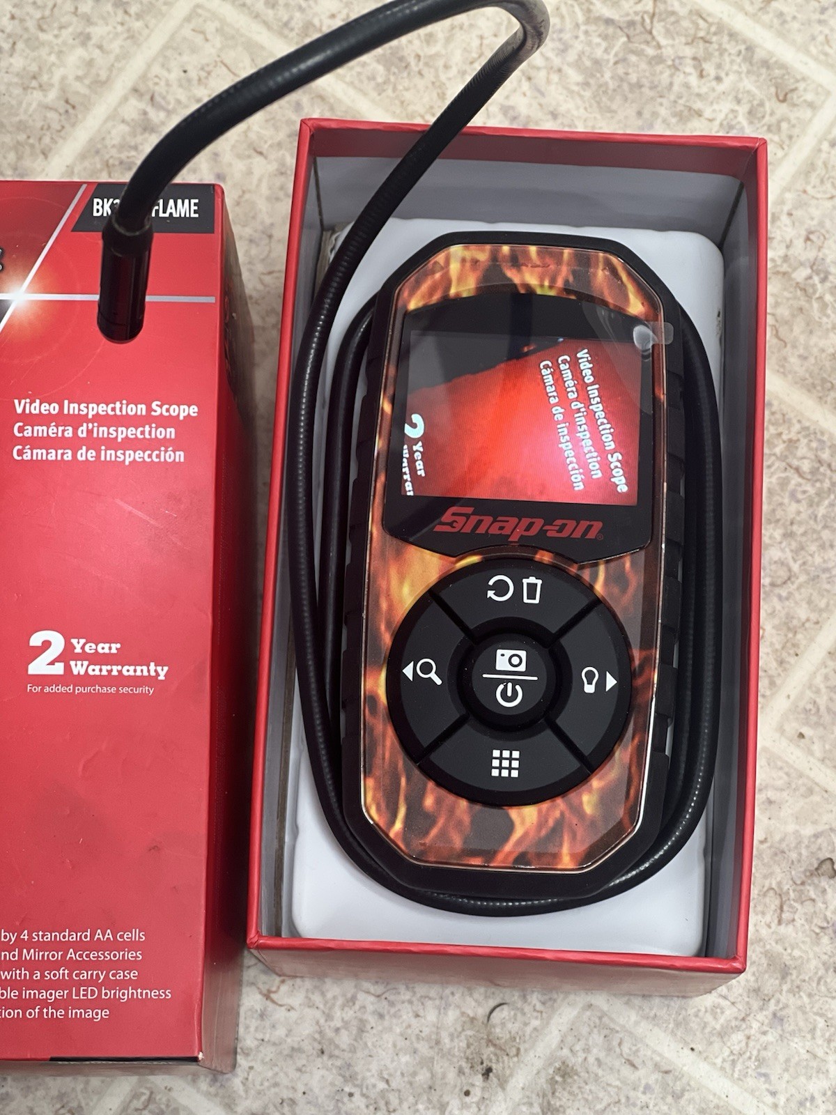 Snap On BK3000FLAME video inspection scope camera
