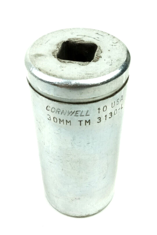 Cornwell 30mm 12 Point Deep Chrome Socket 1/2″ Drive TM3130-L USA