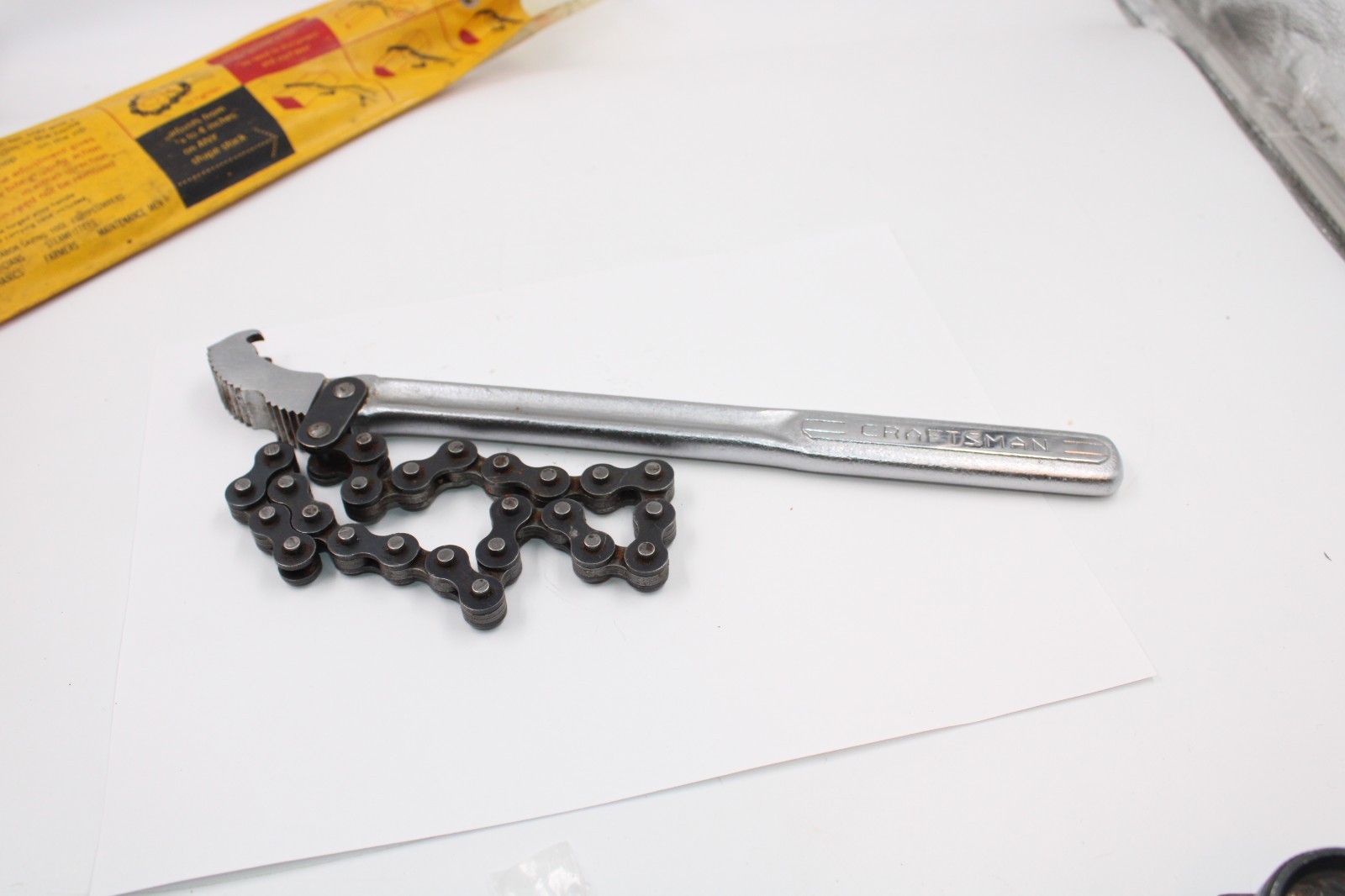 Craftsman Reversible Ratcheting Chain Wrench No. 55712
