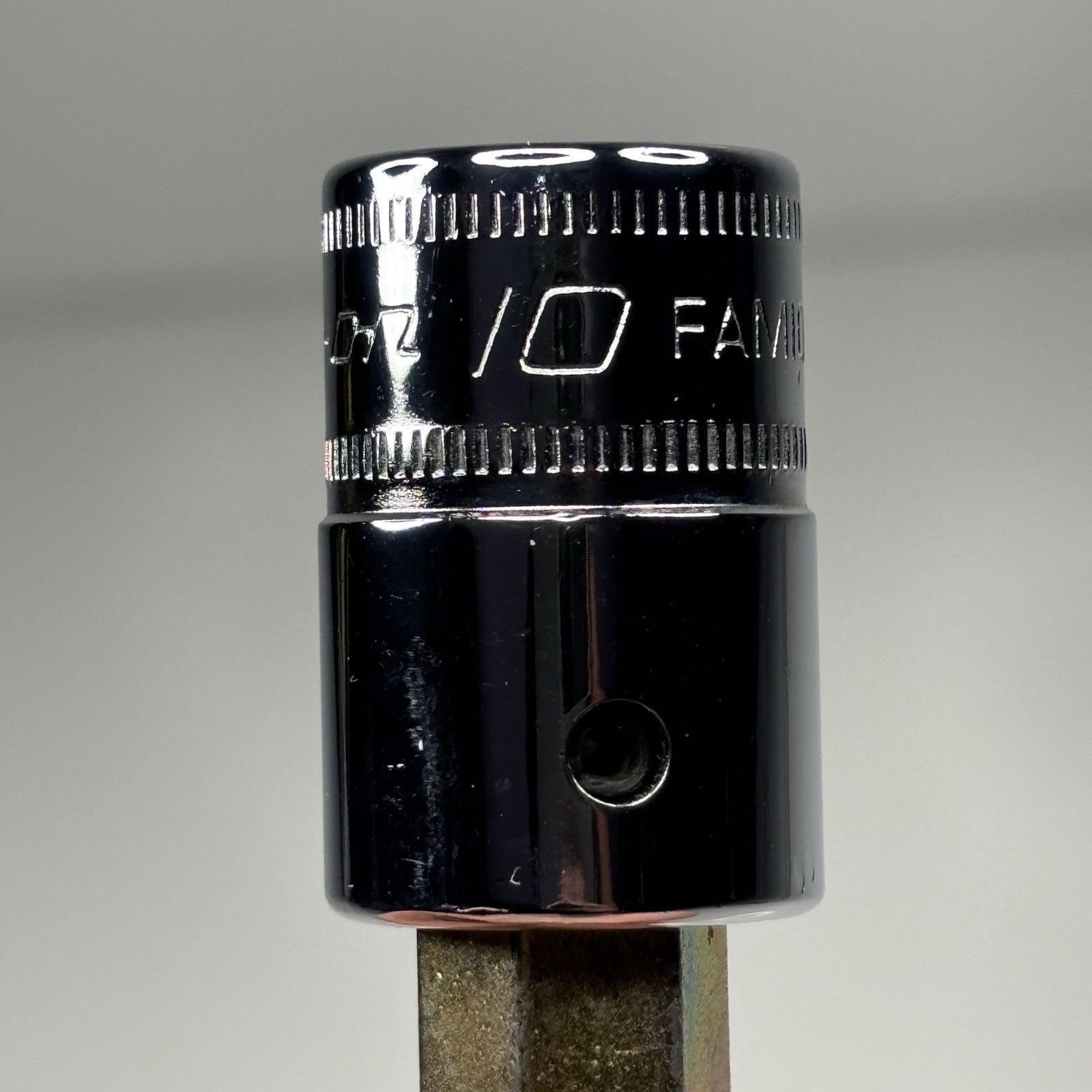 NOS Snap On FAM10B 3/8 Dr Metric 10mm Standard Hex Bit Socket Driver USA 1995