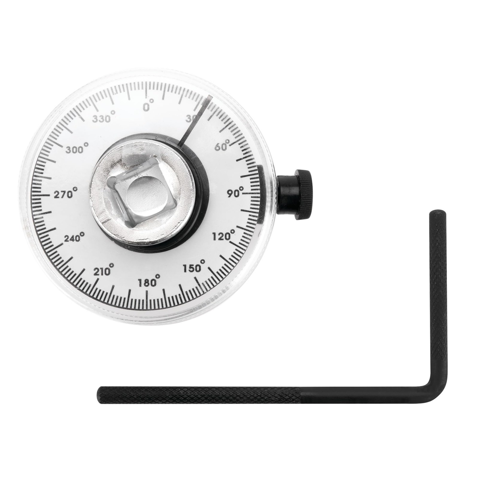Performance Tool M205 1/2-Inch Torque Angle Gauge with 360 Metal Scale